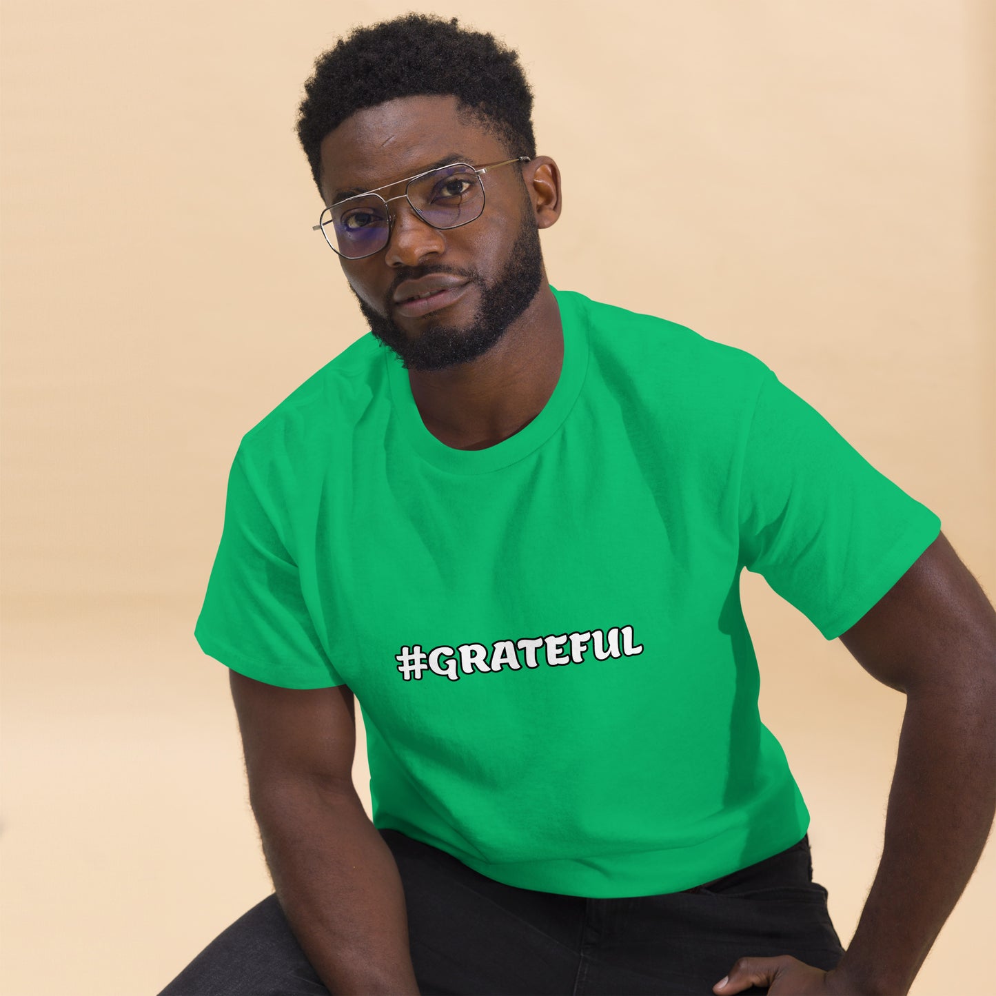 Men's Classic Tee-#GRATEFUL