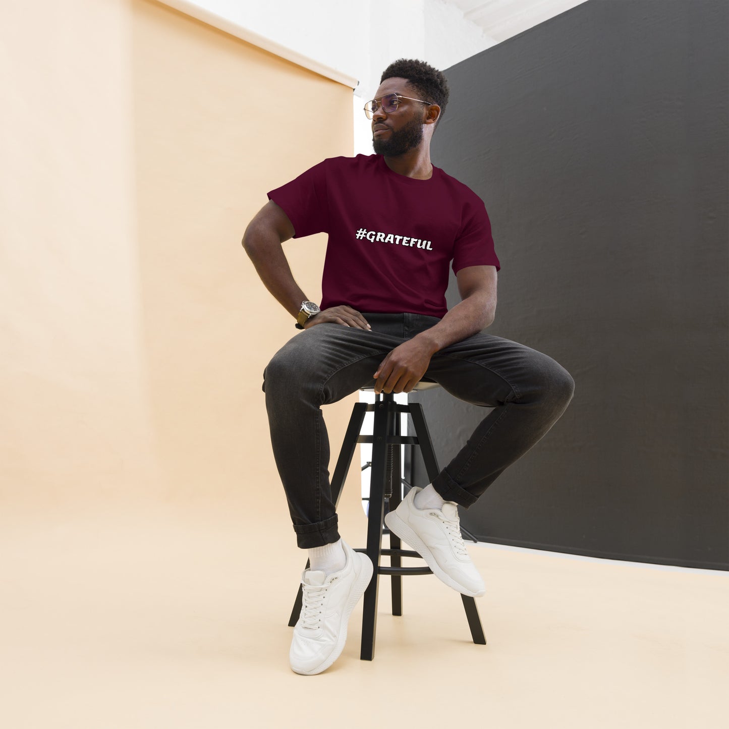 Men's Classic Tee-#GRATEFUL