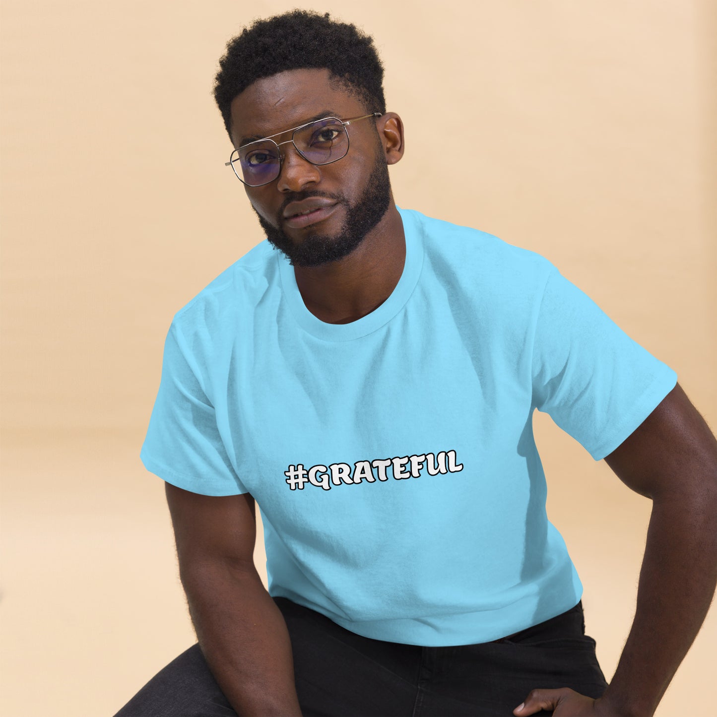 Men's Classic Tee-#GRATEFUL