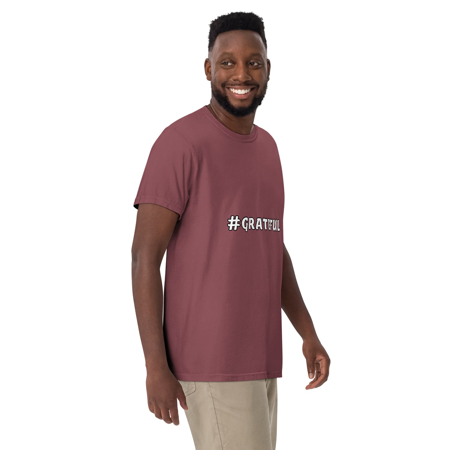 Men’s Garment-Dyed Heavyweight T-Shirt-#GRATEFUL