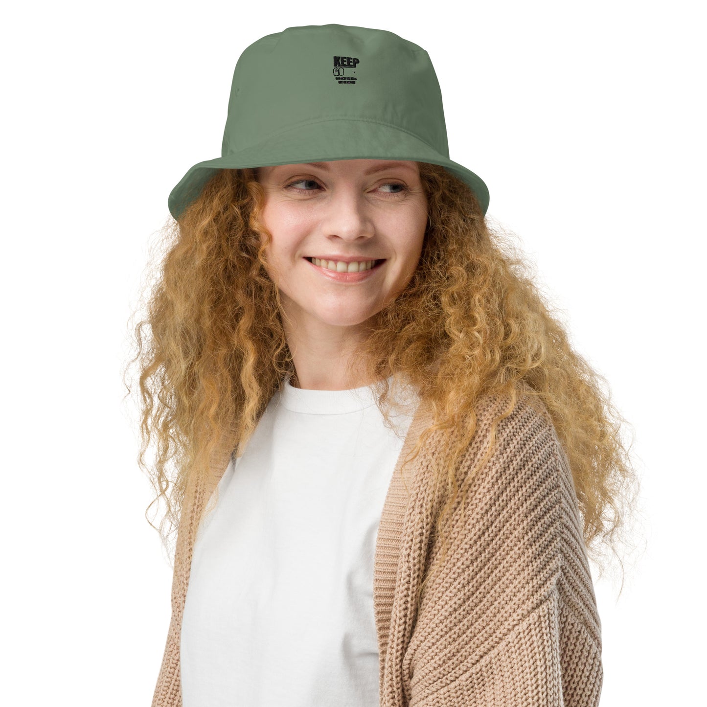 Organic Bucket Hat-KEEP GOING