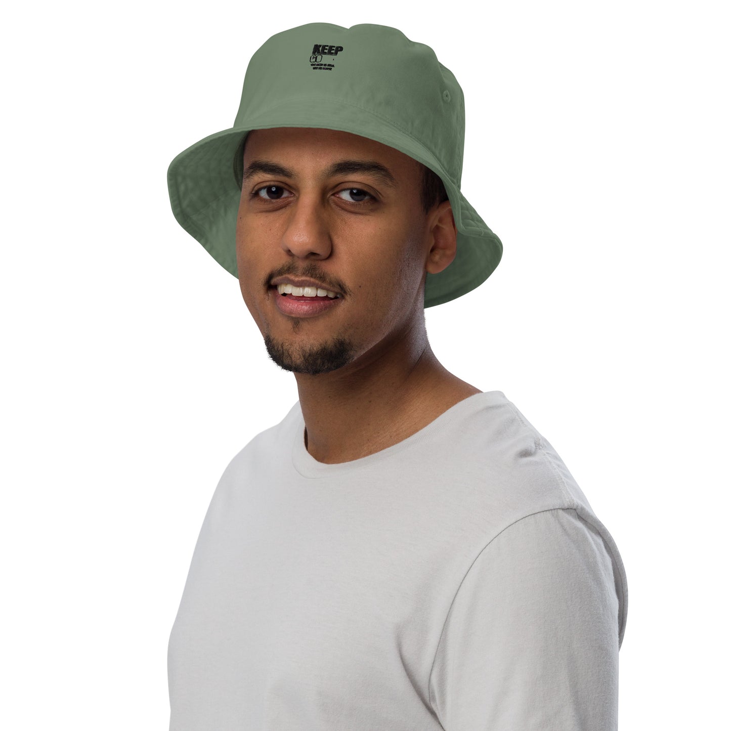 Organic Bucket Hat-KEEP GOING