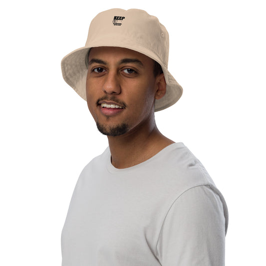 Organic Bucket Hat-KEEP GOING