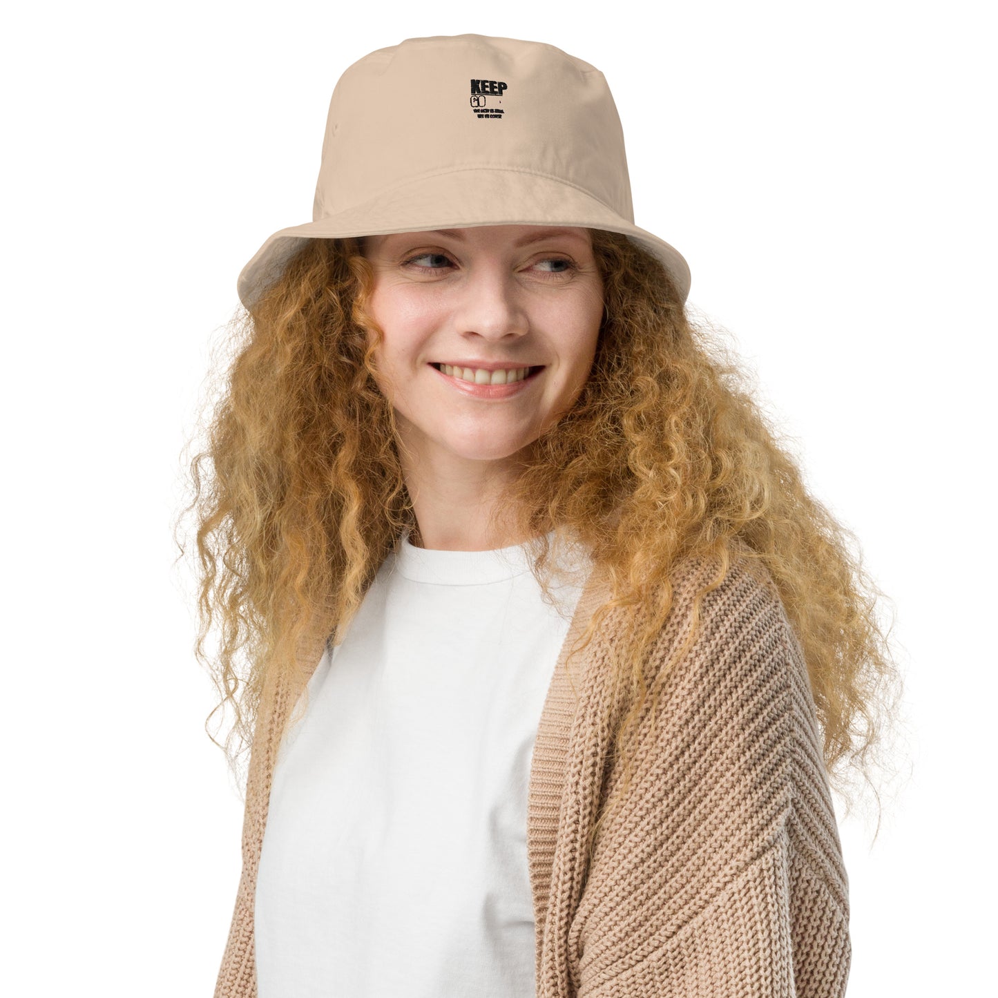 Organic Bucket Hat-KEEP GOING