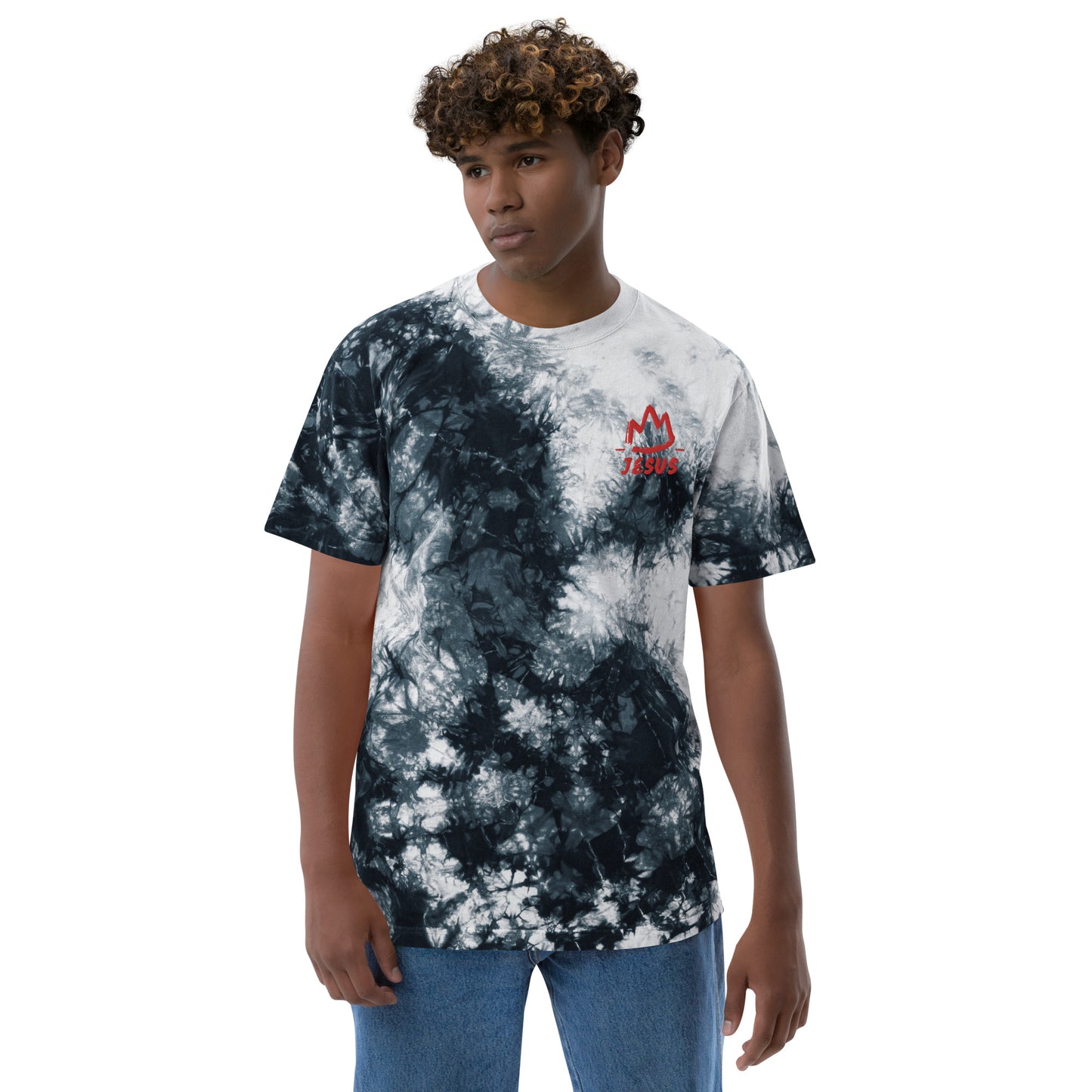 King Jesus Oversized Tie-Dye T-Shirt