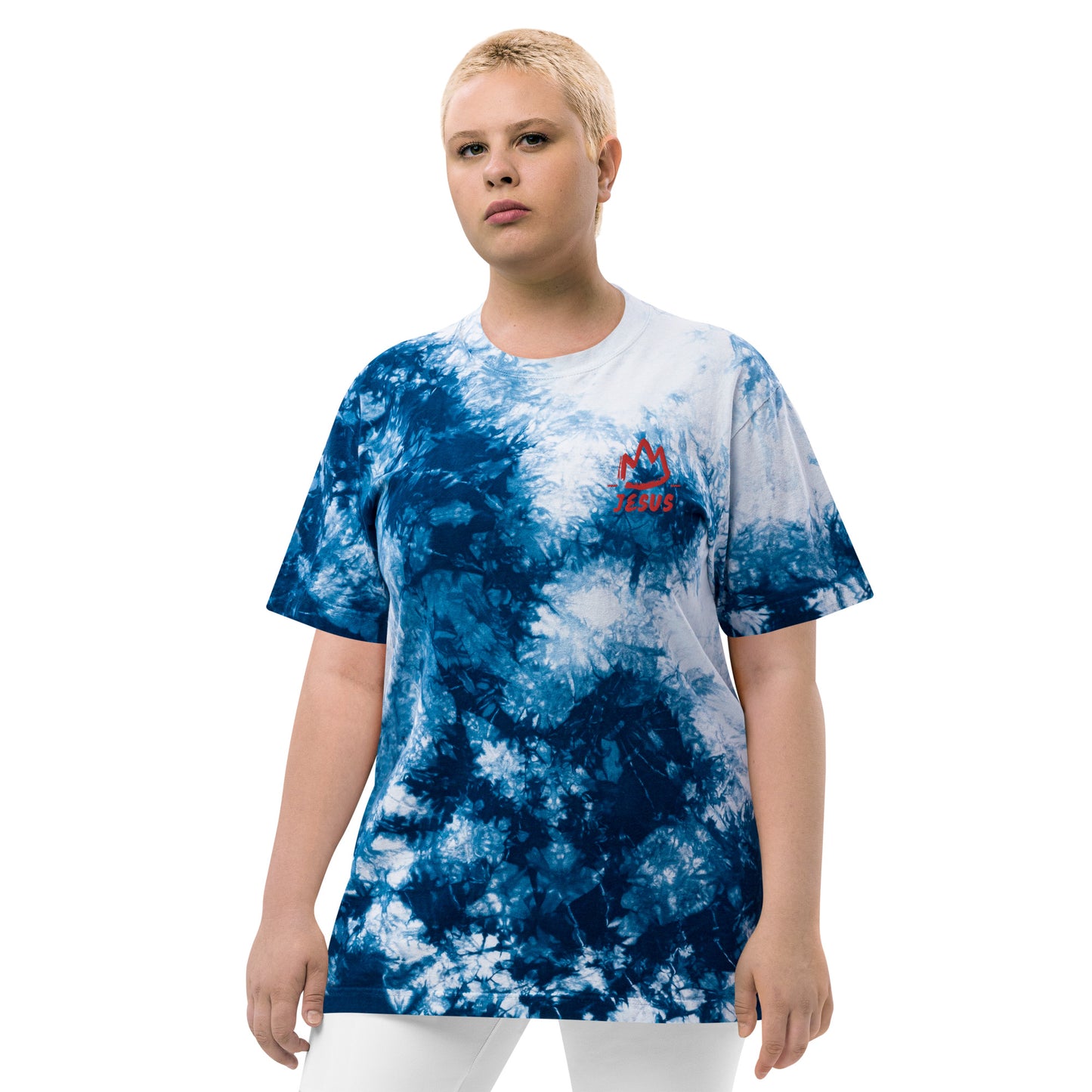 King Jesus Oversized Tie-Dye T-Shirt