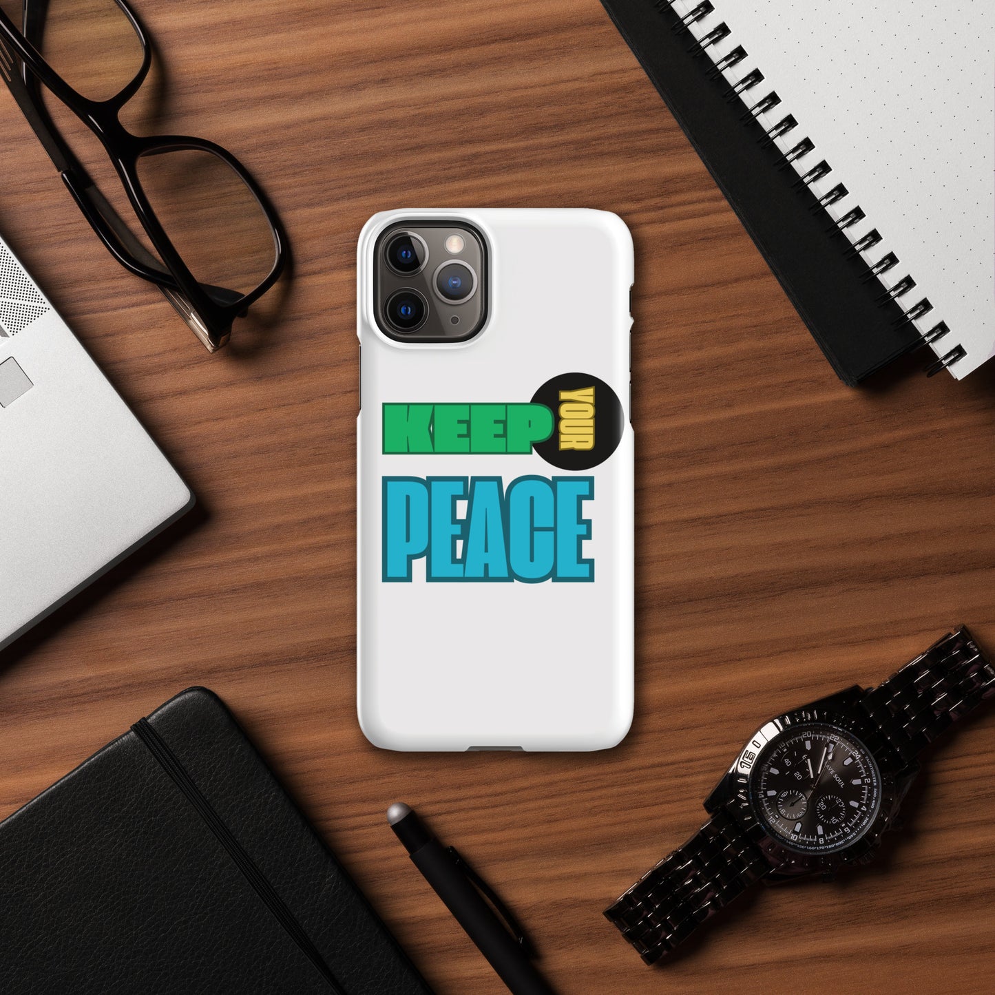 Snap case for iPhone®-KEEP YOUR PEACE