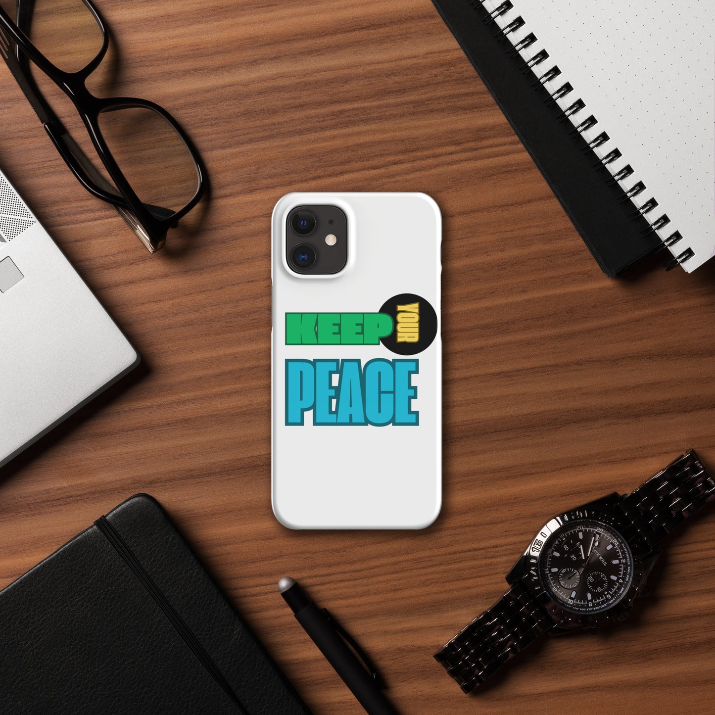 Snap case for iPhone®-KEEP YOUR PEACE