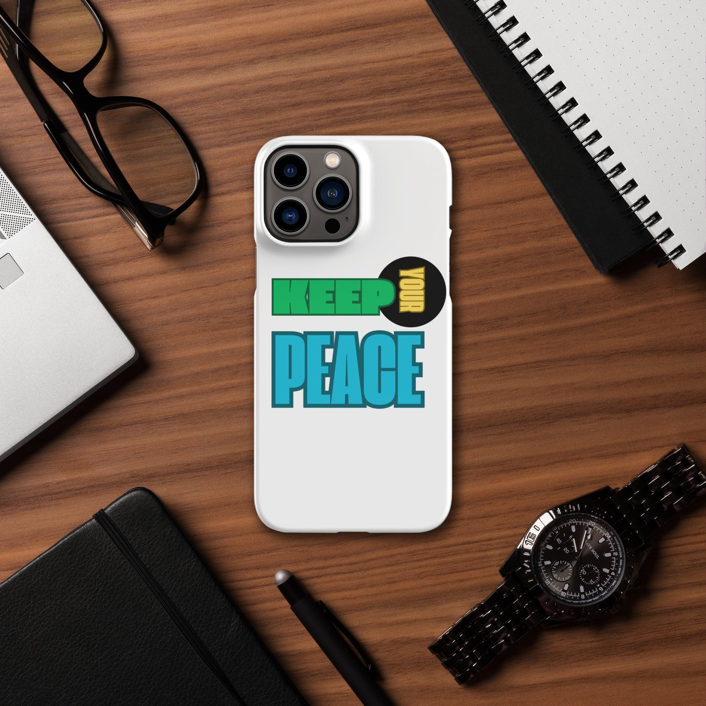 Snap case for iPhone®-KEEP YOUR PEACE