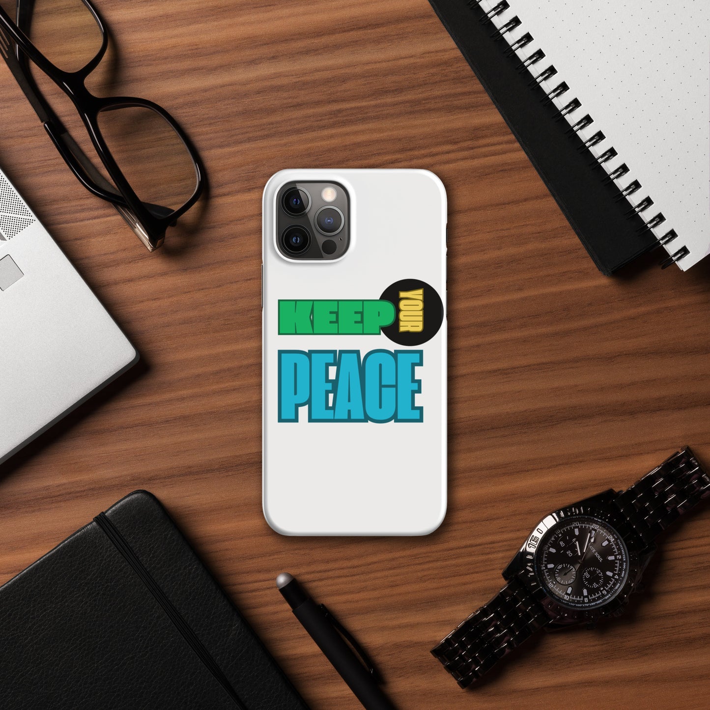 Snap case for iPhone®-KEEP YOUR PEACE