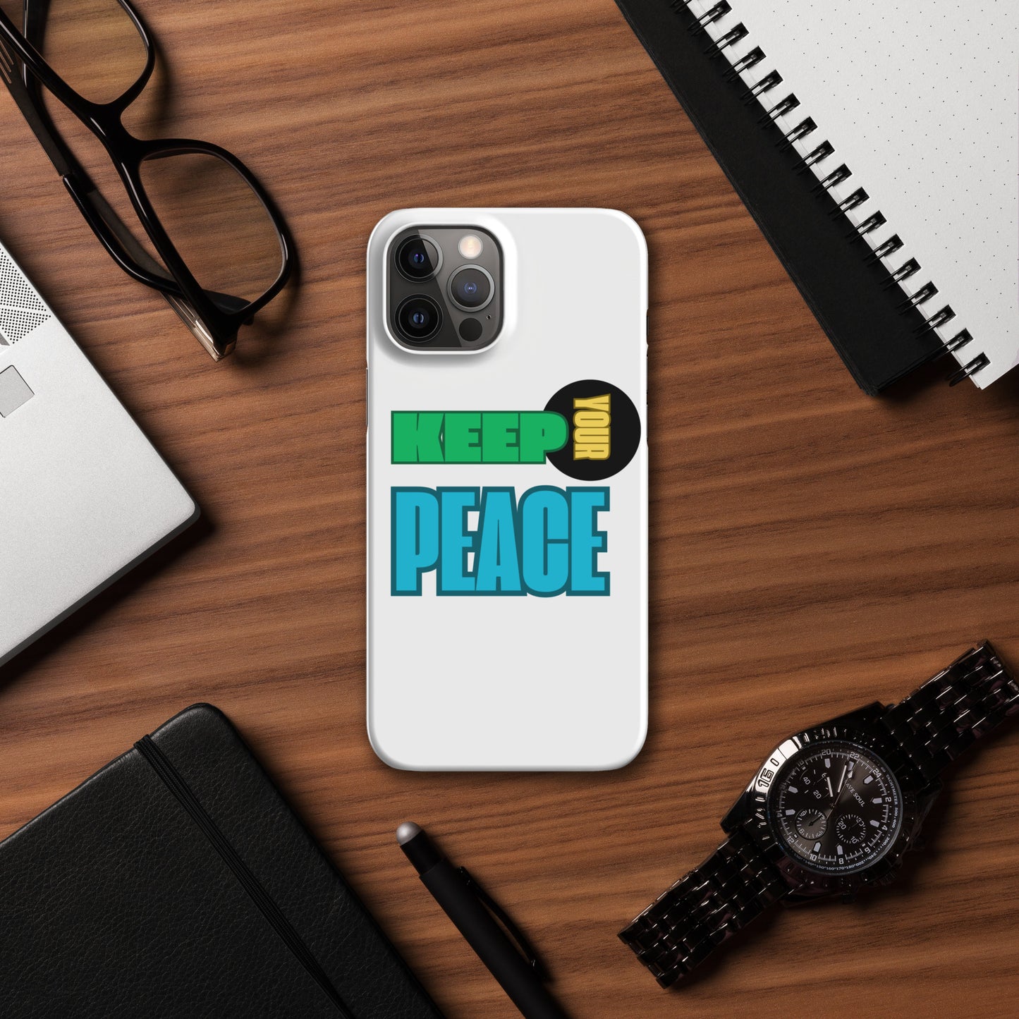 Snap case for iPhone®-KEEP YOUR PEACE