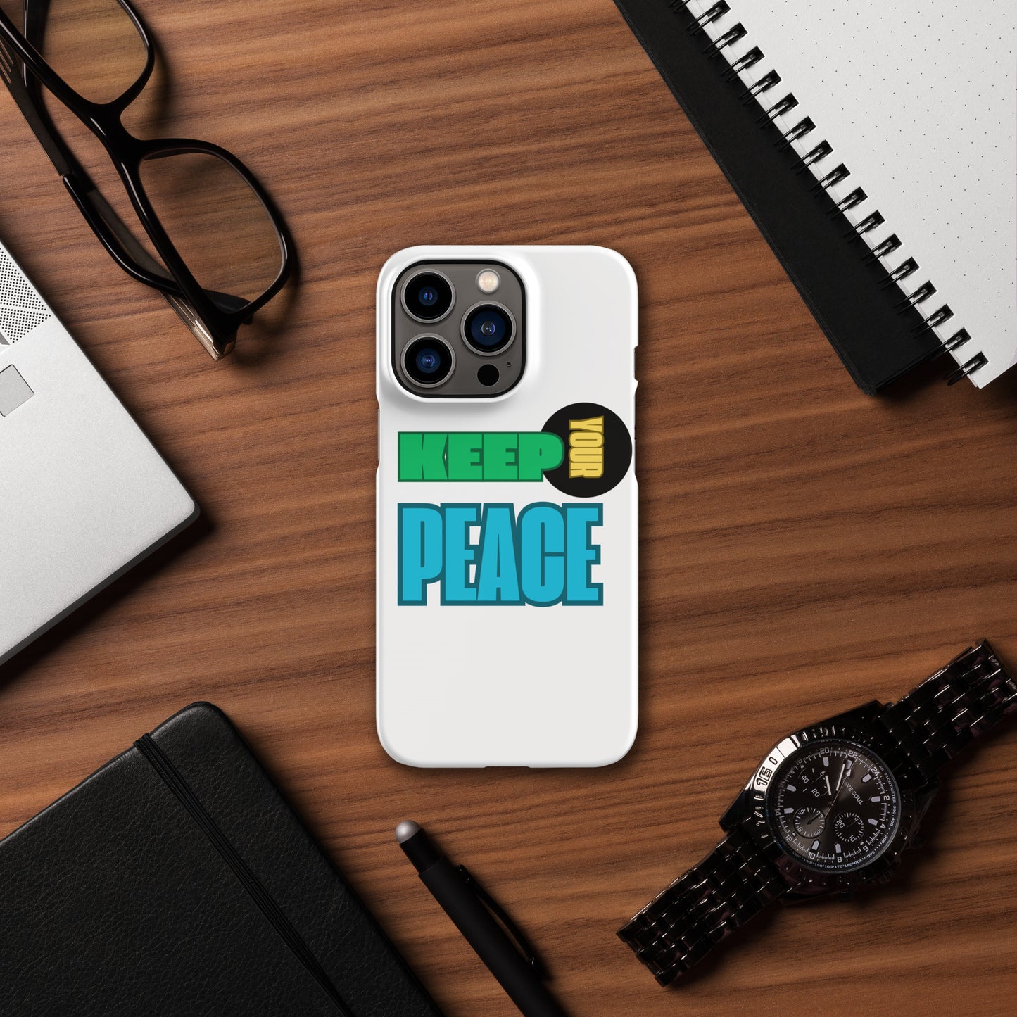 Snap case for iPhone®-KEEP YOUR PEACE