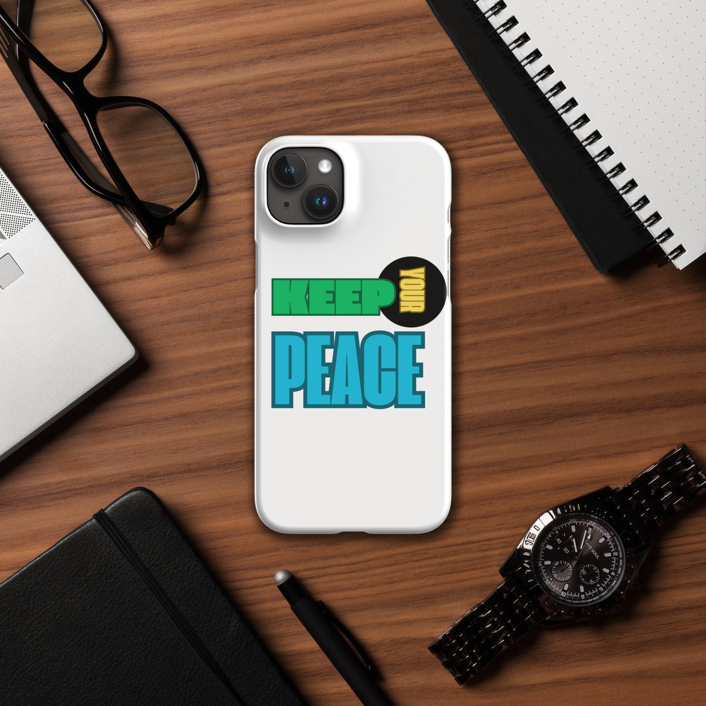 Snap case for iPhone®-KEEP YOUR PEACE