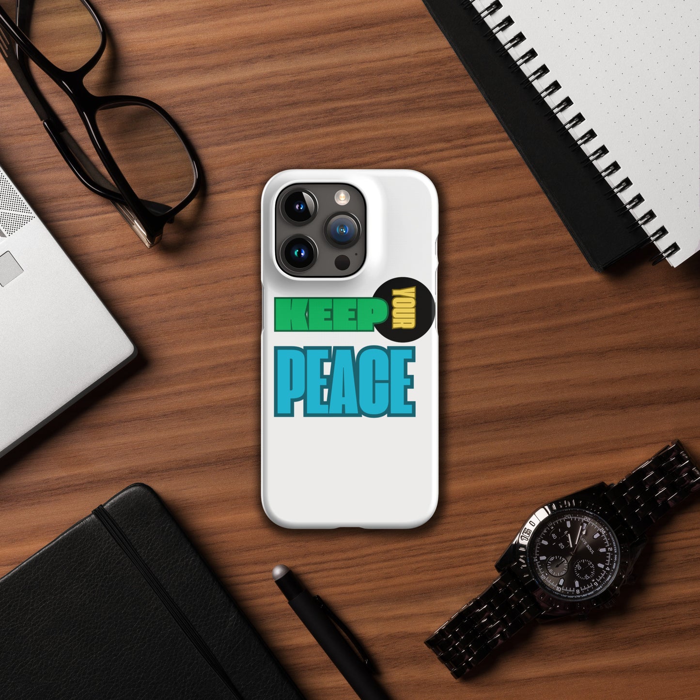 Snap case for iPhone®-KEEP YOUR PEACE