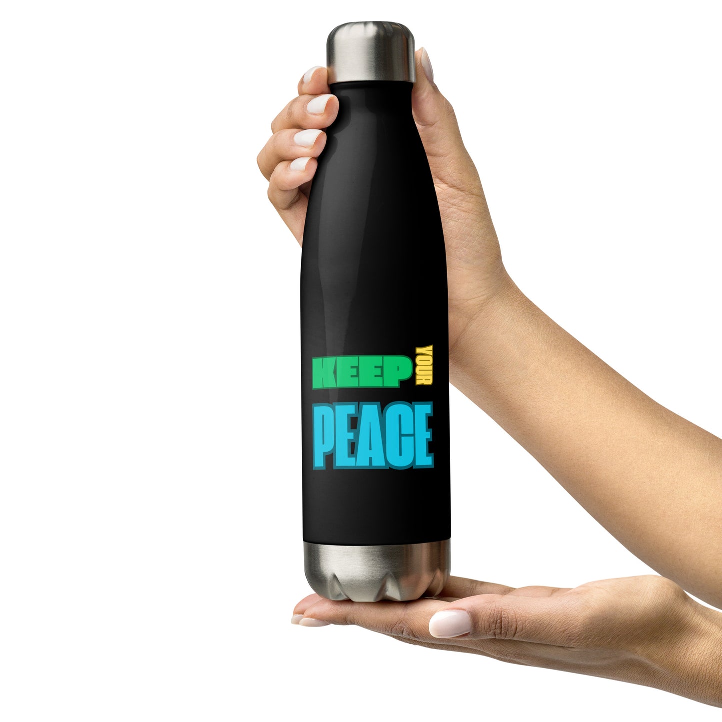 Stainless steel water bottle-KEEP YOUR PEACE