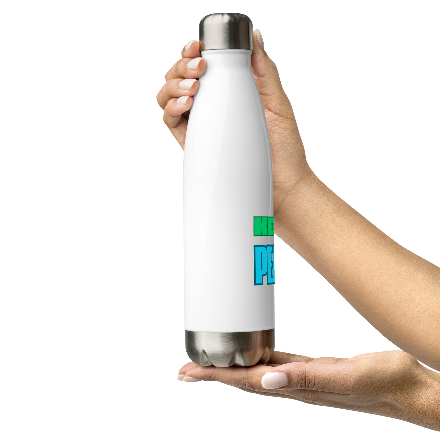 Stainless steel water bottle-KEEP YOUR PEACE