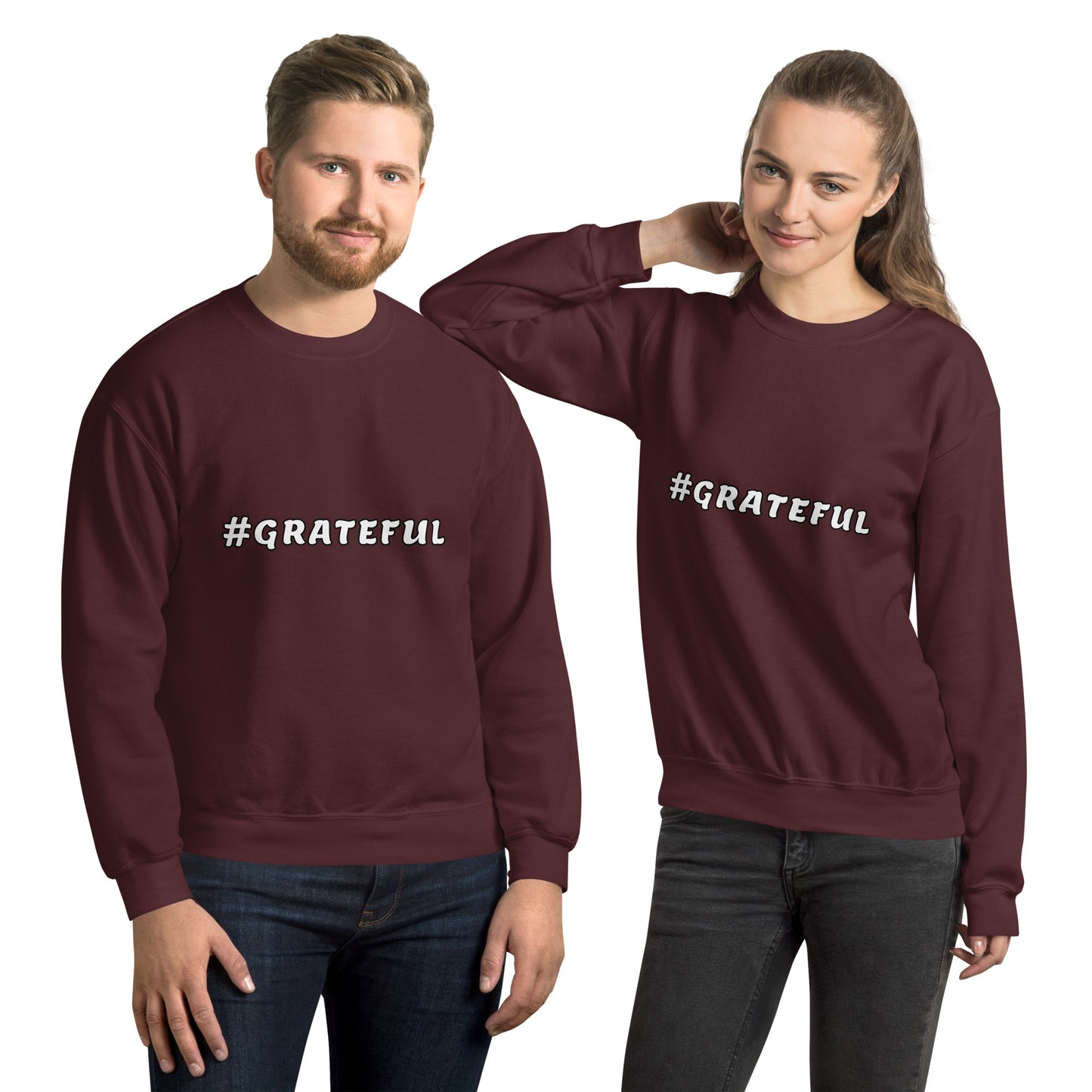 Unisex Sweatshirt-#GRATEFUL