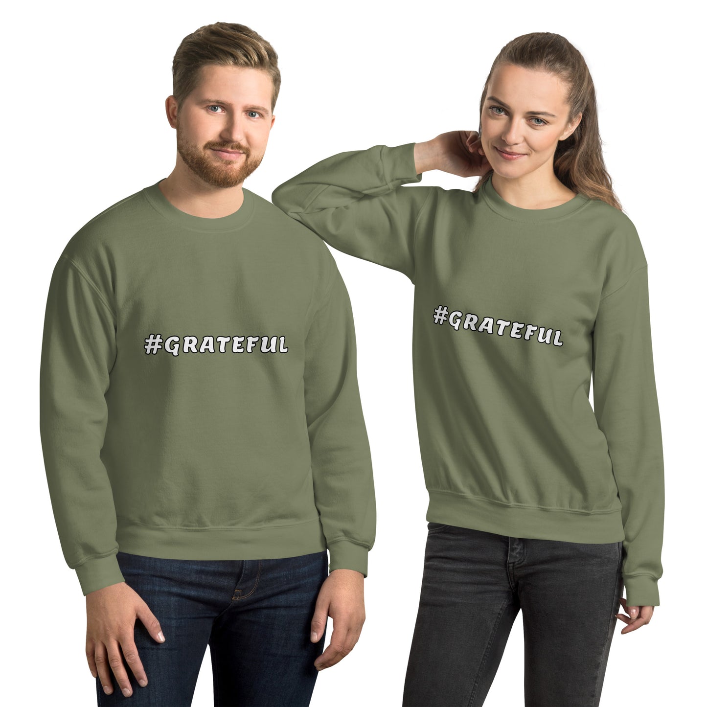 Unisex Sweatshirt-#GRATEFUL