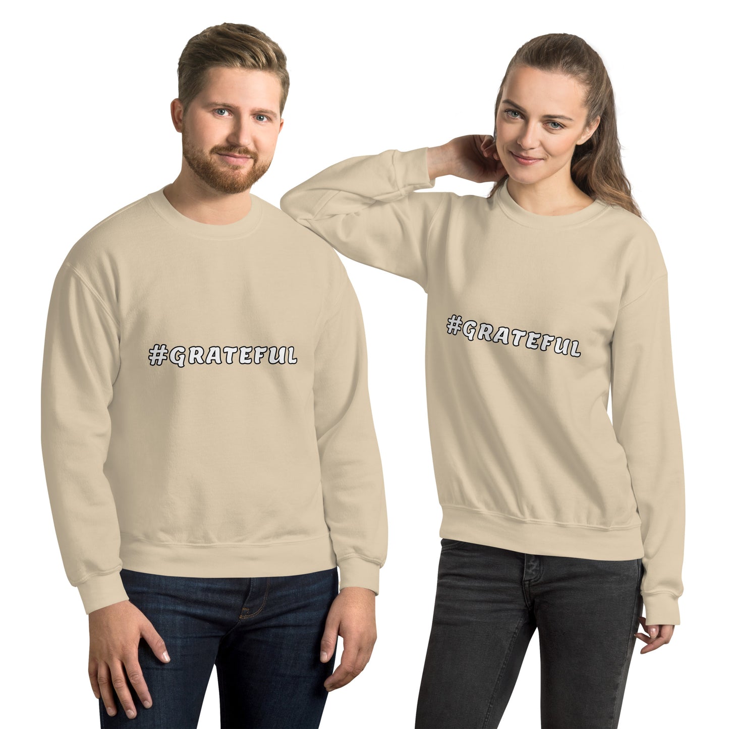 Unisex Sweatshirt-#GRATEFUL