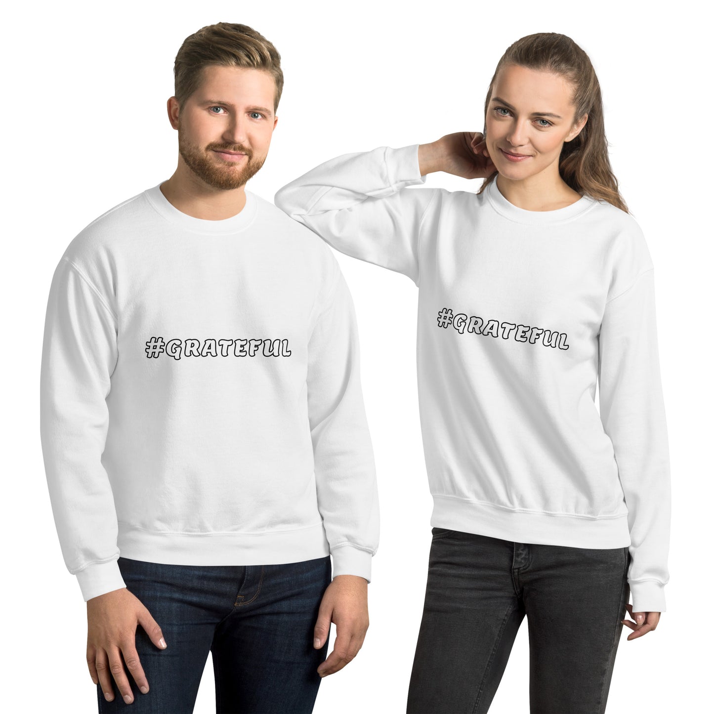 Unisex Sweatshirt-#GRATEFUL