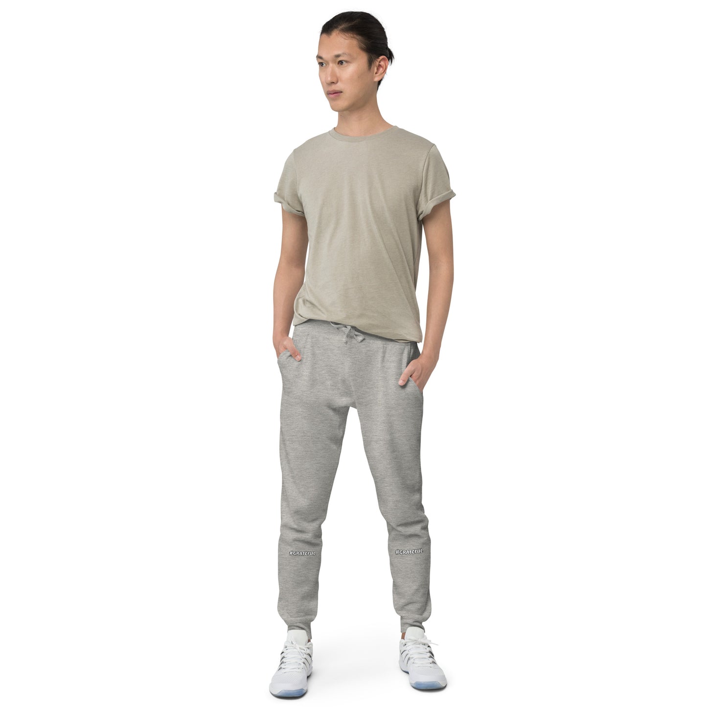 Unisex Fleece Sweatpants-#GRATEFUL