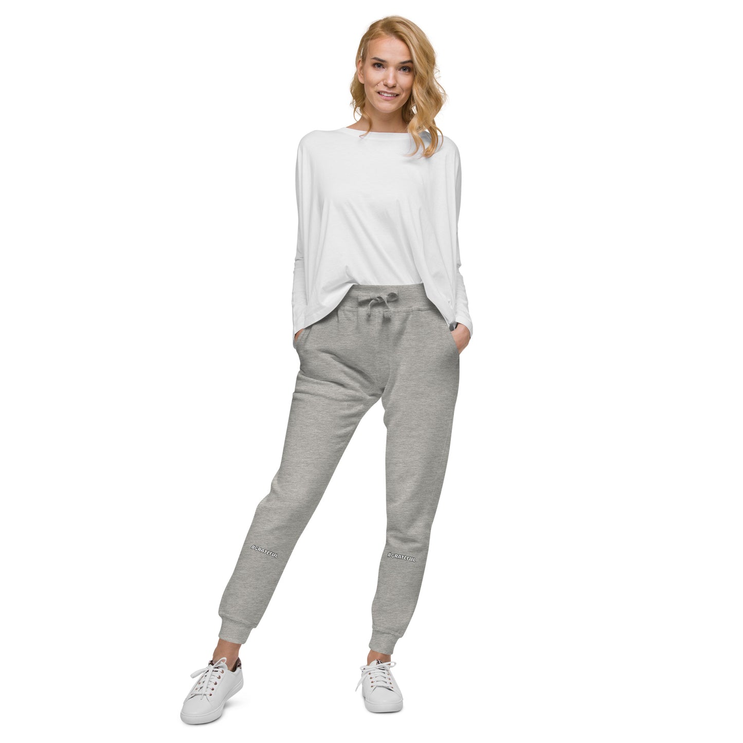 Unisex Fleece Sweatpants-#GRATEFUL