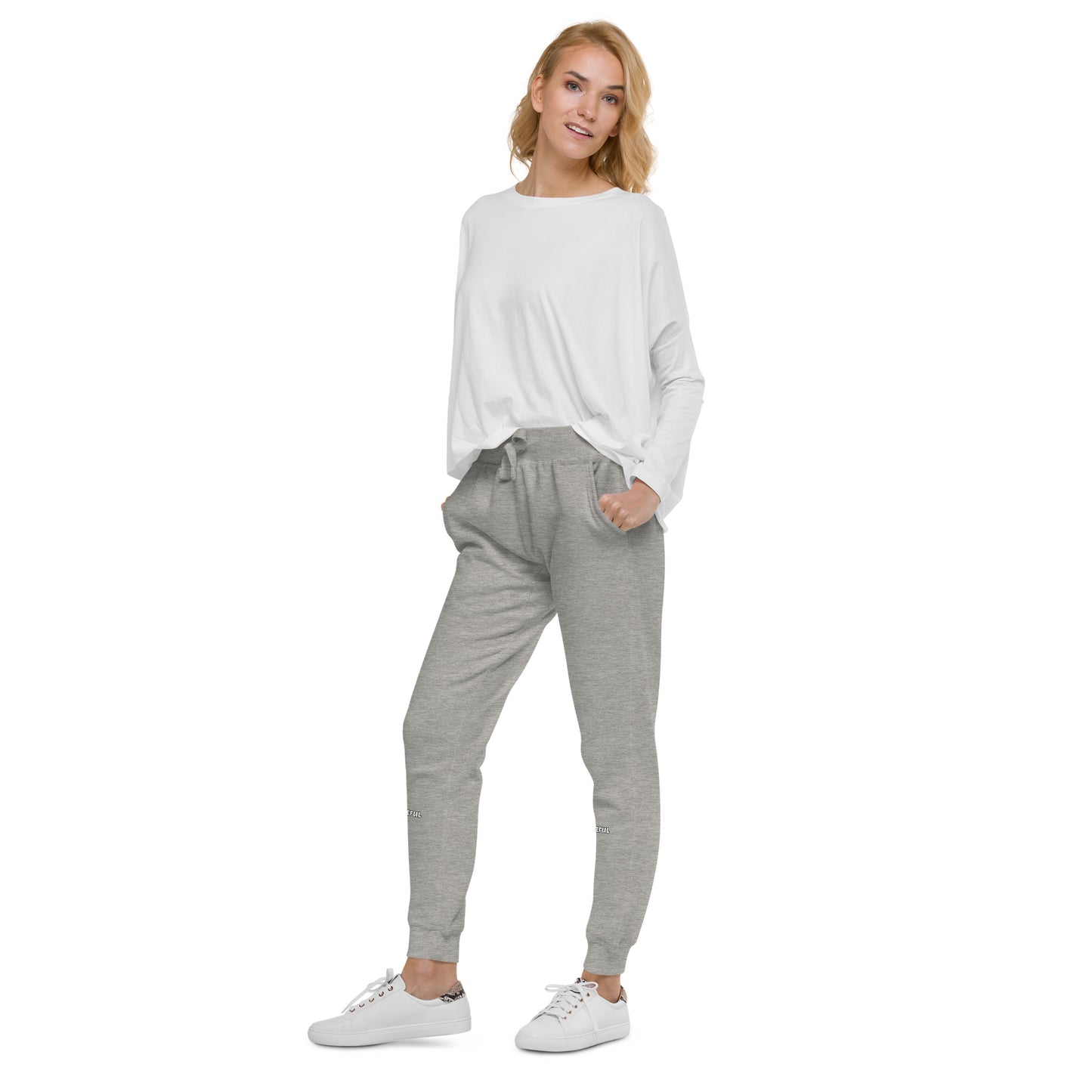 Unisex Fleece Sweatpants-#GRATEFUL