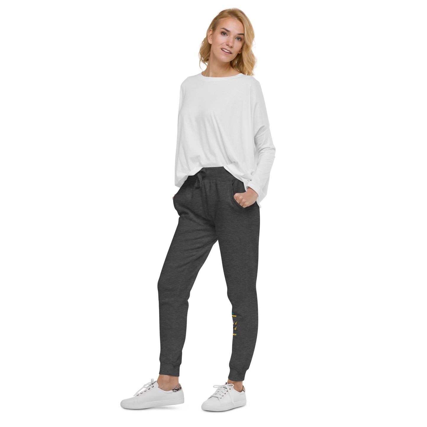 Unisex fleece sweatpants-Play Instruments NOT CHURCH