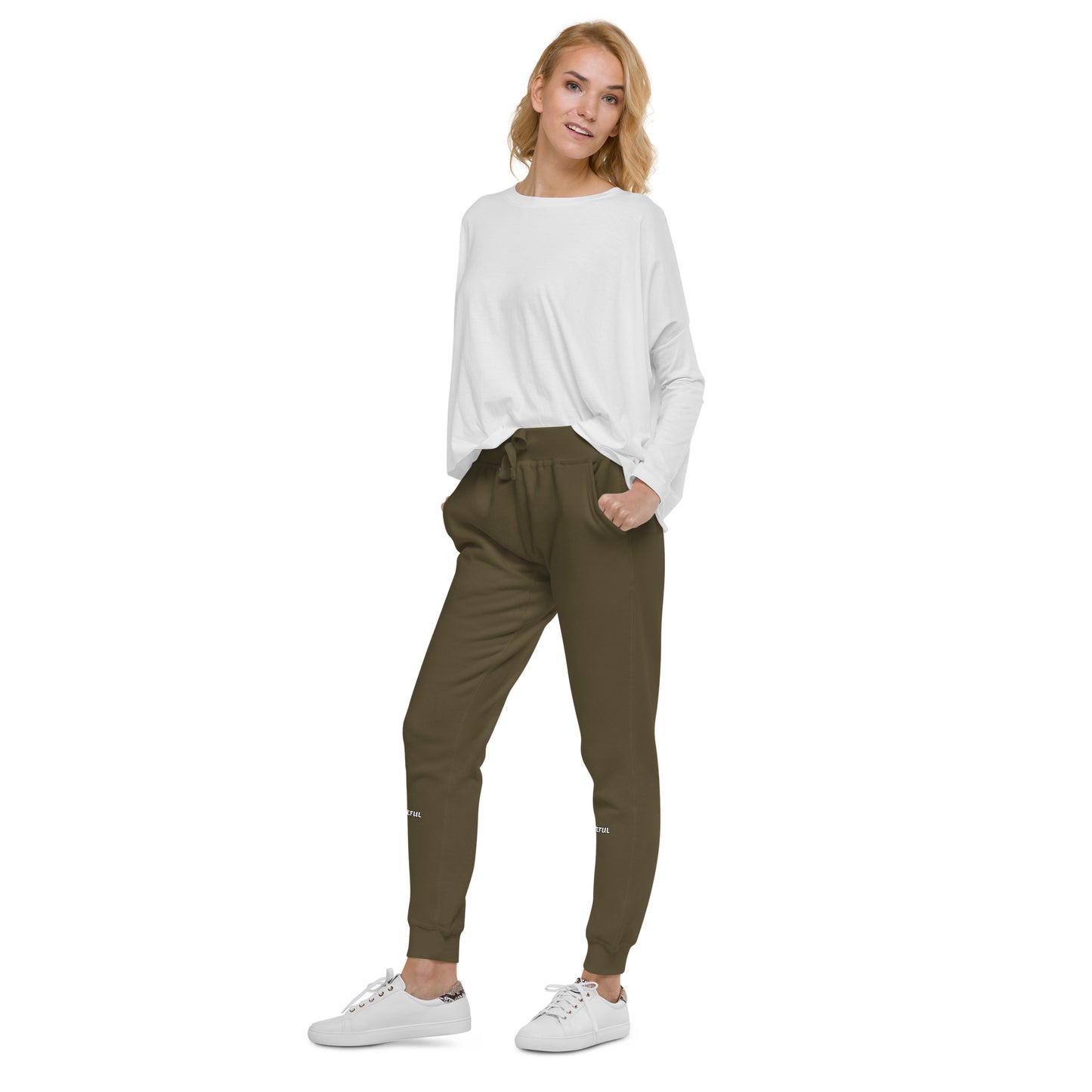 Unisex Fleece Sweatpants-#GRATEFUL