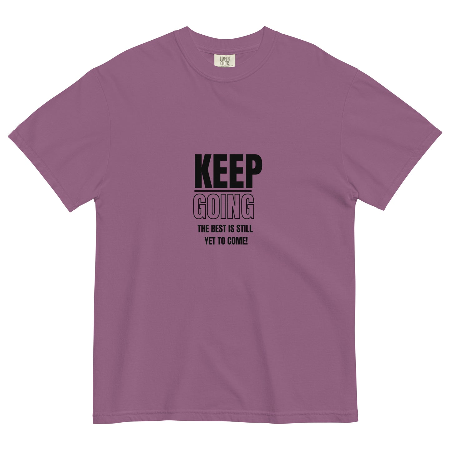 Unisex Garment-Dyed Heavyweight T-shirt-KEEP GOING