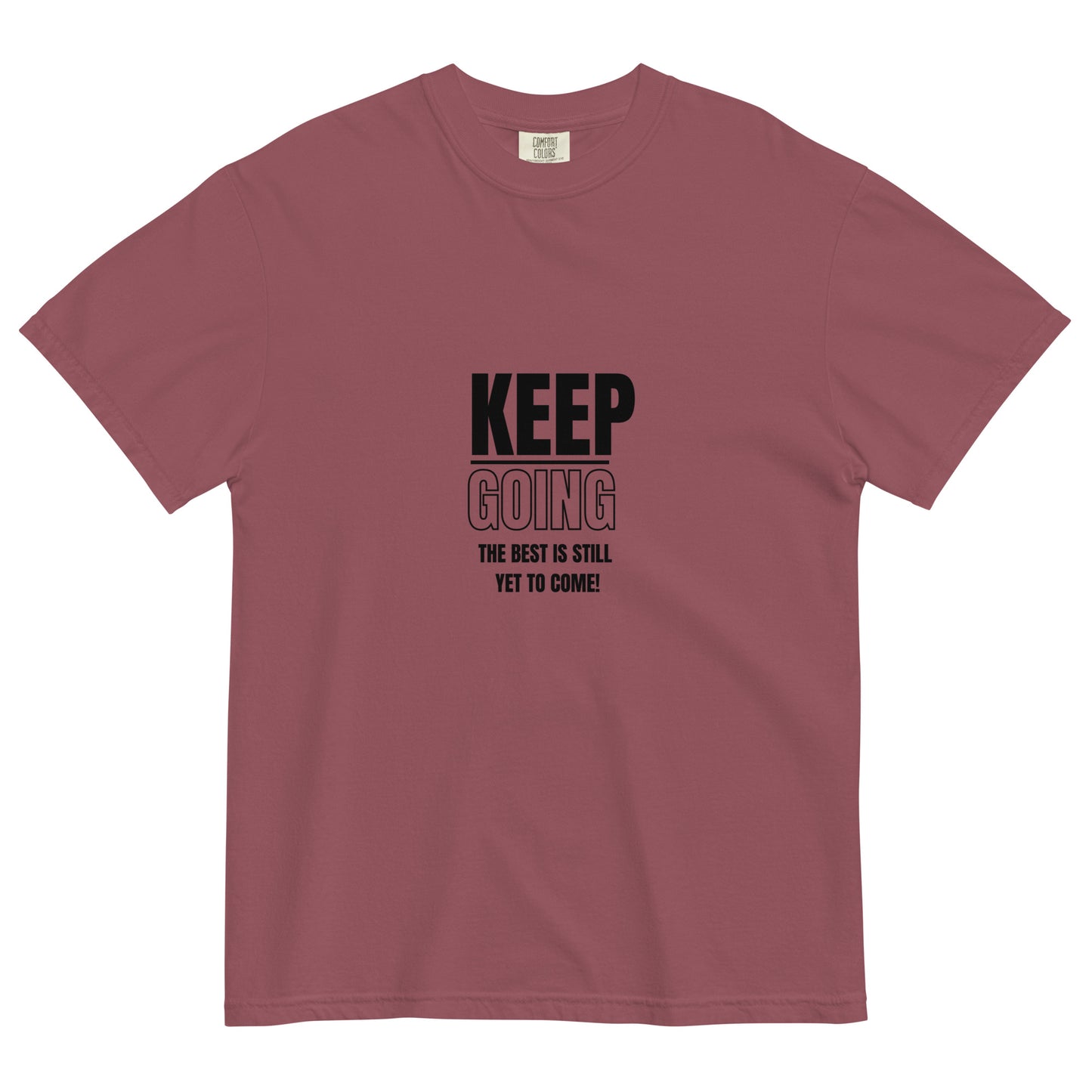 Unisex Garment-Dyed Heavyweight T-shirt-KEEP GOING