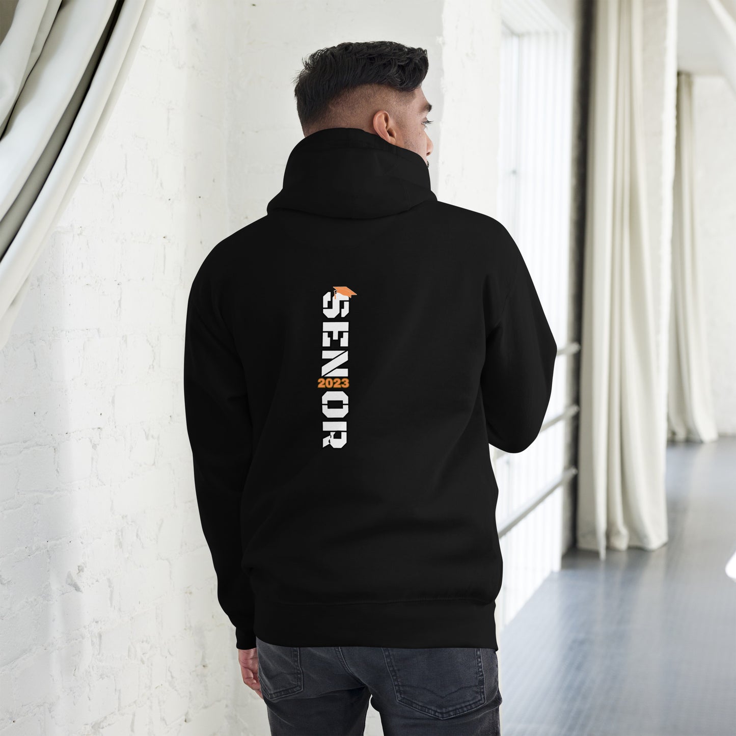 Unisex Hoodie-Senior 2023 ORANGE