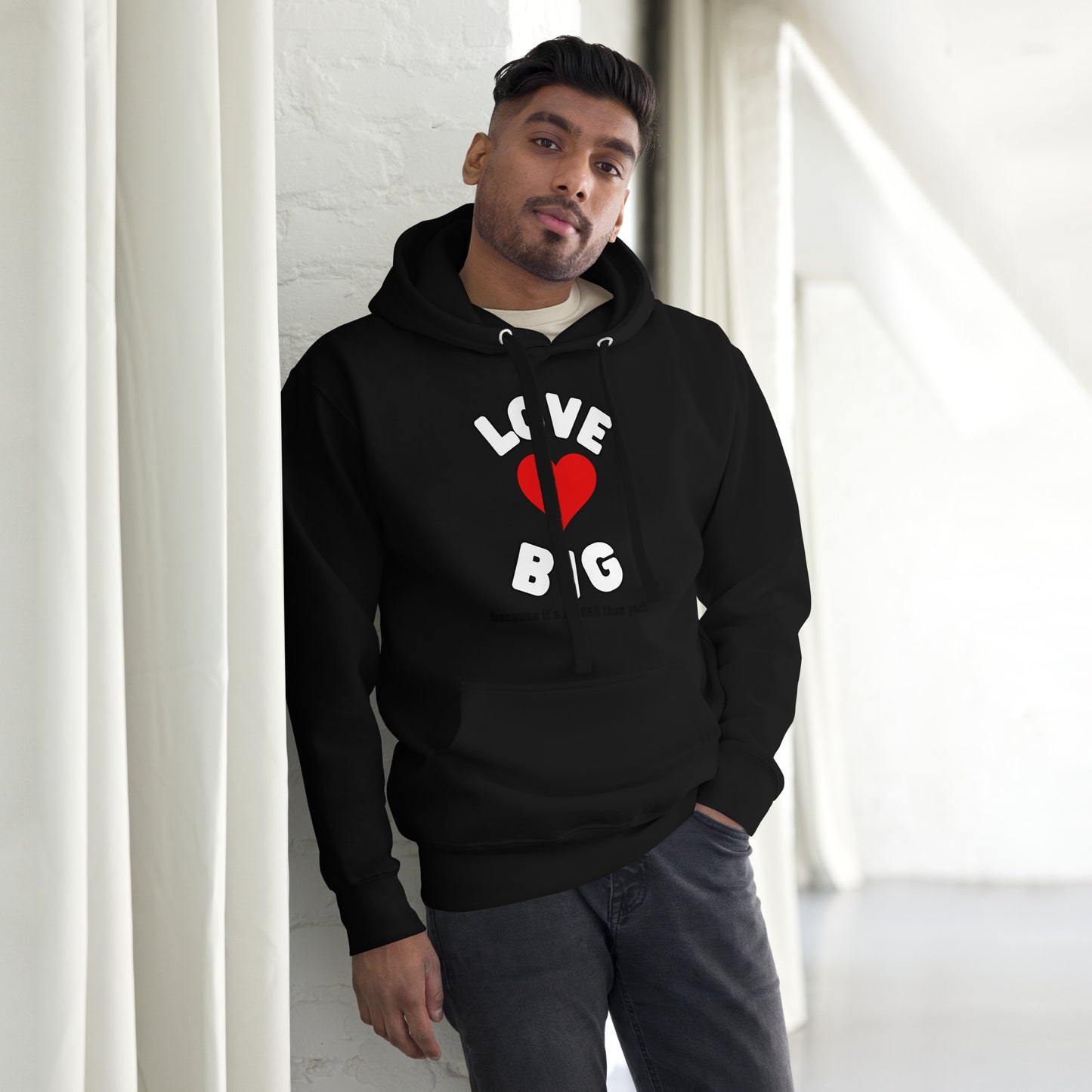 Unisex Hoodie-LOVE BIG