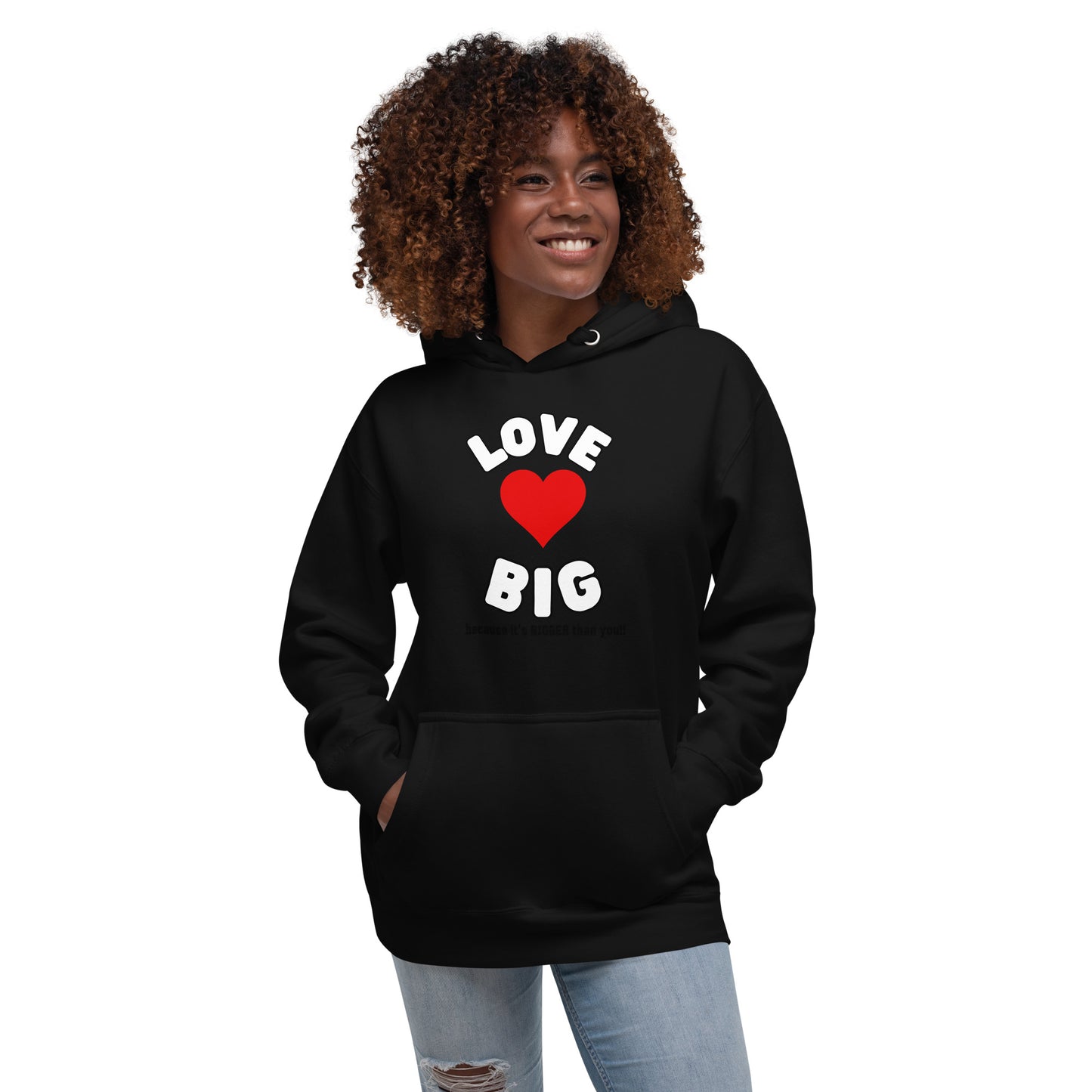 Unisex Hoodie-LOVE BIG