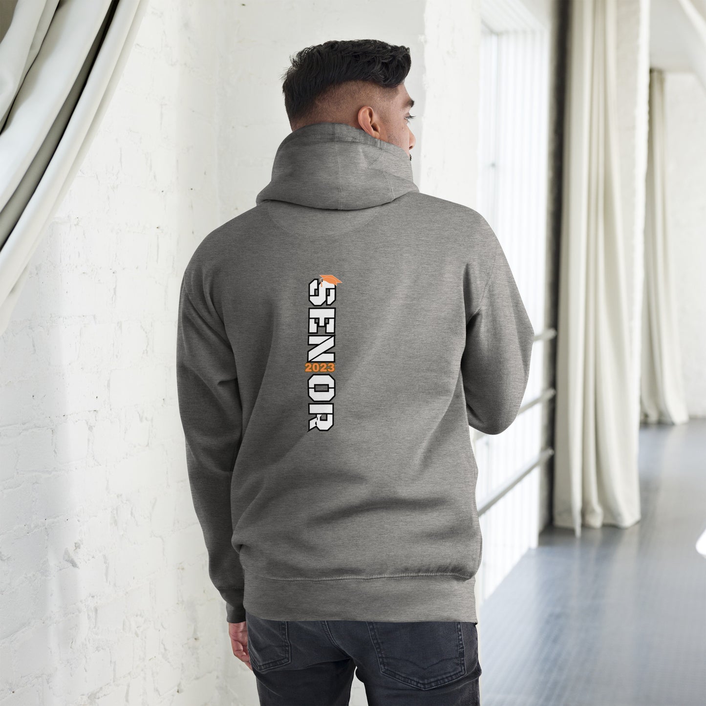 Unisex Hoodie-Senior 2023 ORANGE