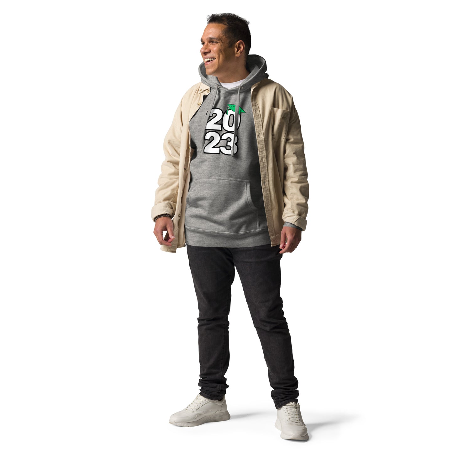 Unisex Hoodie-2023 GREEN Front and BACK