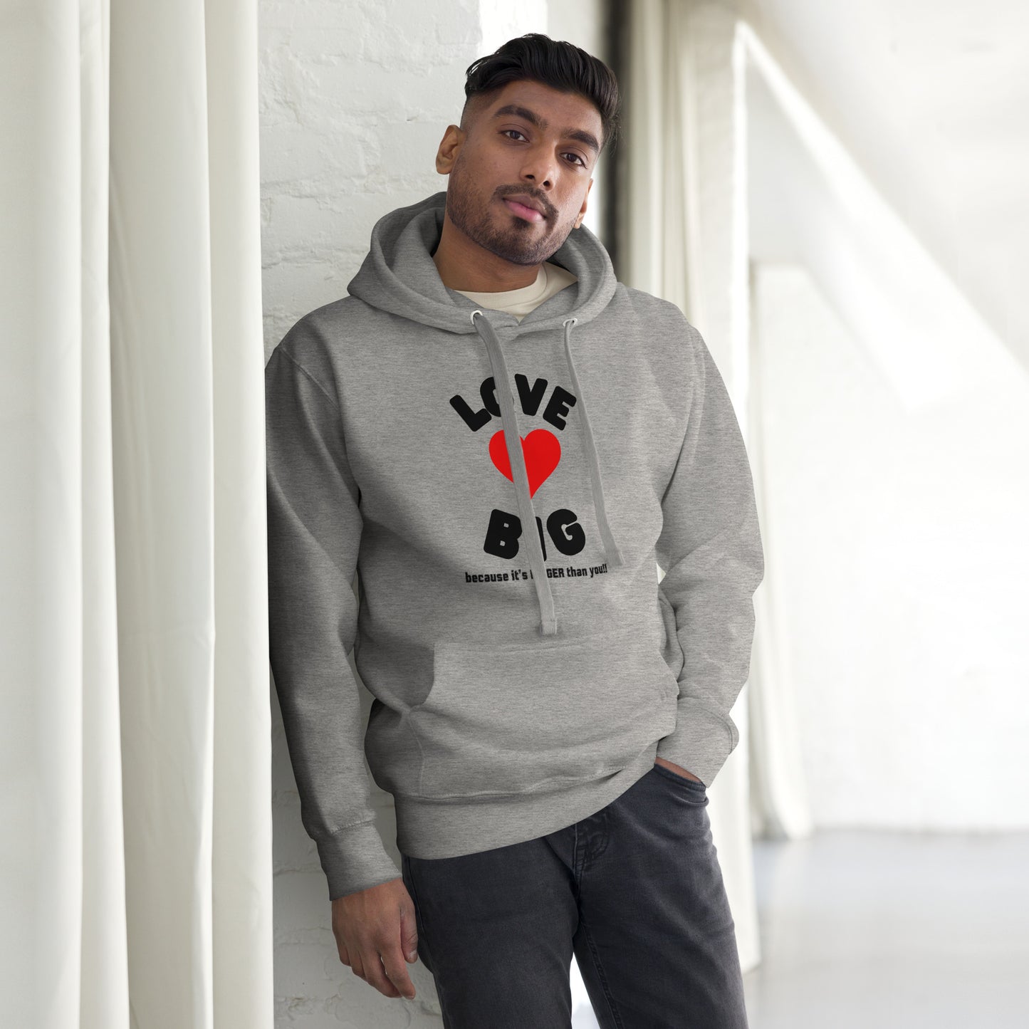 Unisex Hoodie-LOVE BIG