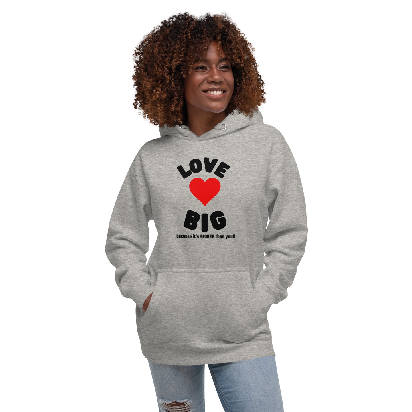 Unisex Hoodie-LOVE BIG