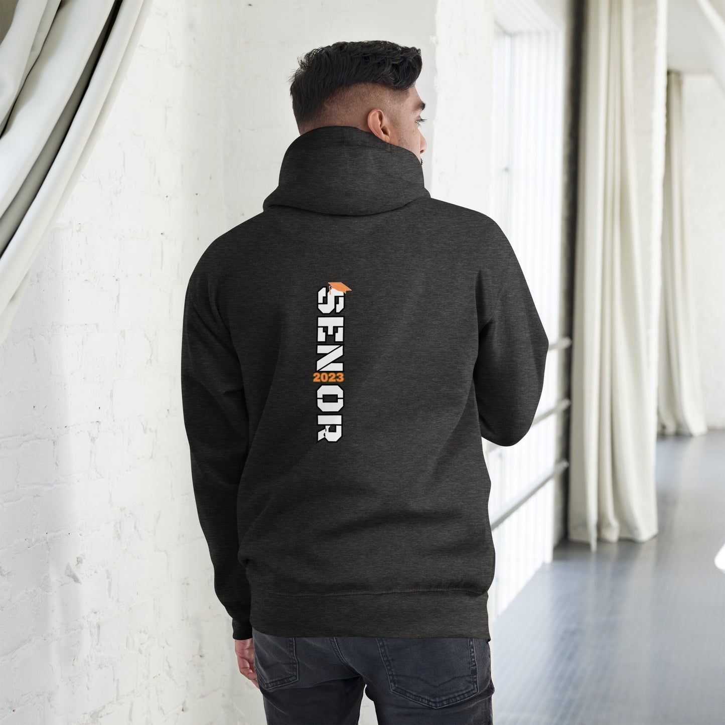 Unisex Hoodie-Senior 2023 ORANGE