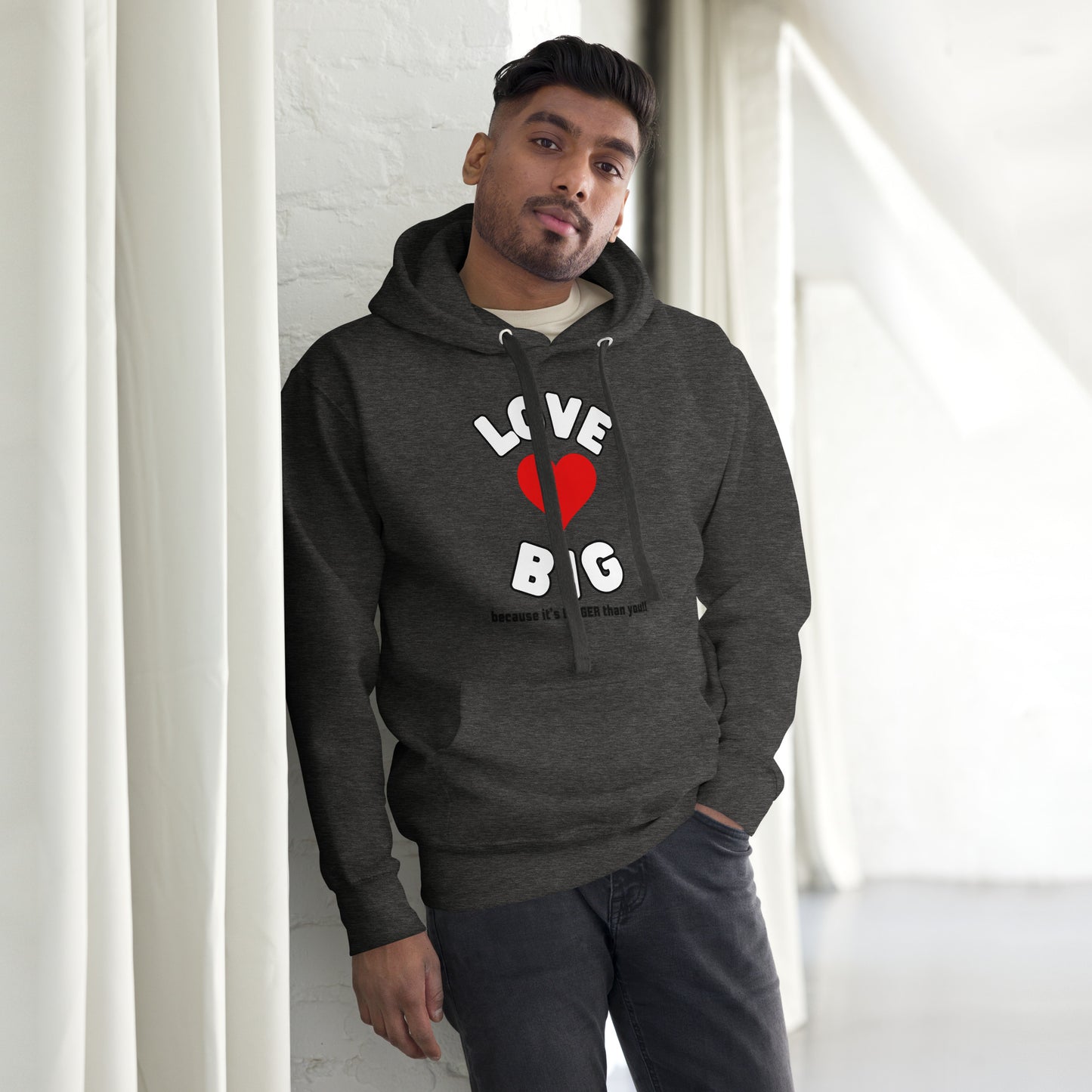 Unisex Hoodie-LOVE BIG