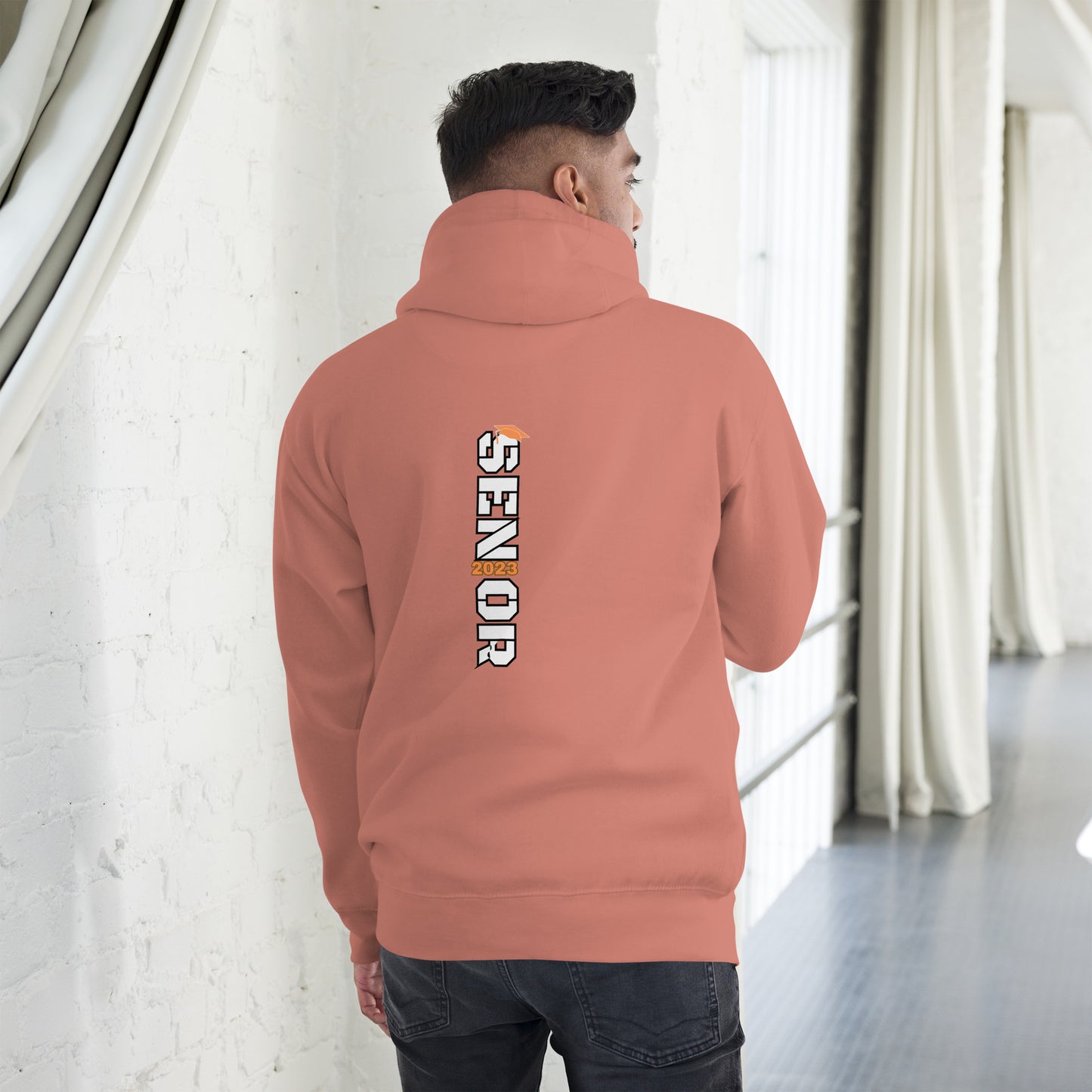 Unisex Hoodie-Senior 2023 ORANGE