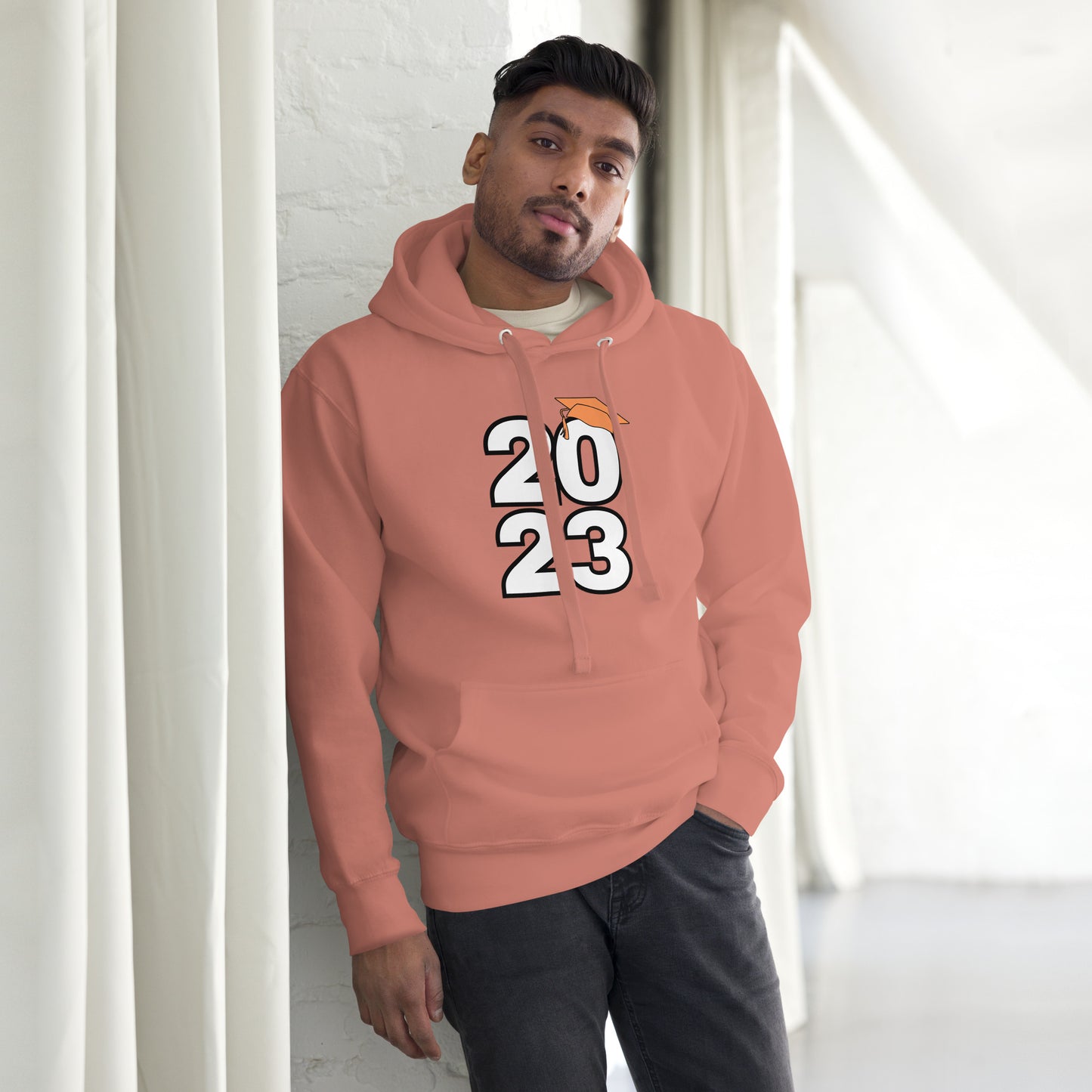 Unisex Hoodie-Senior 2023 ORANGE