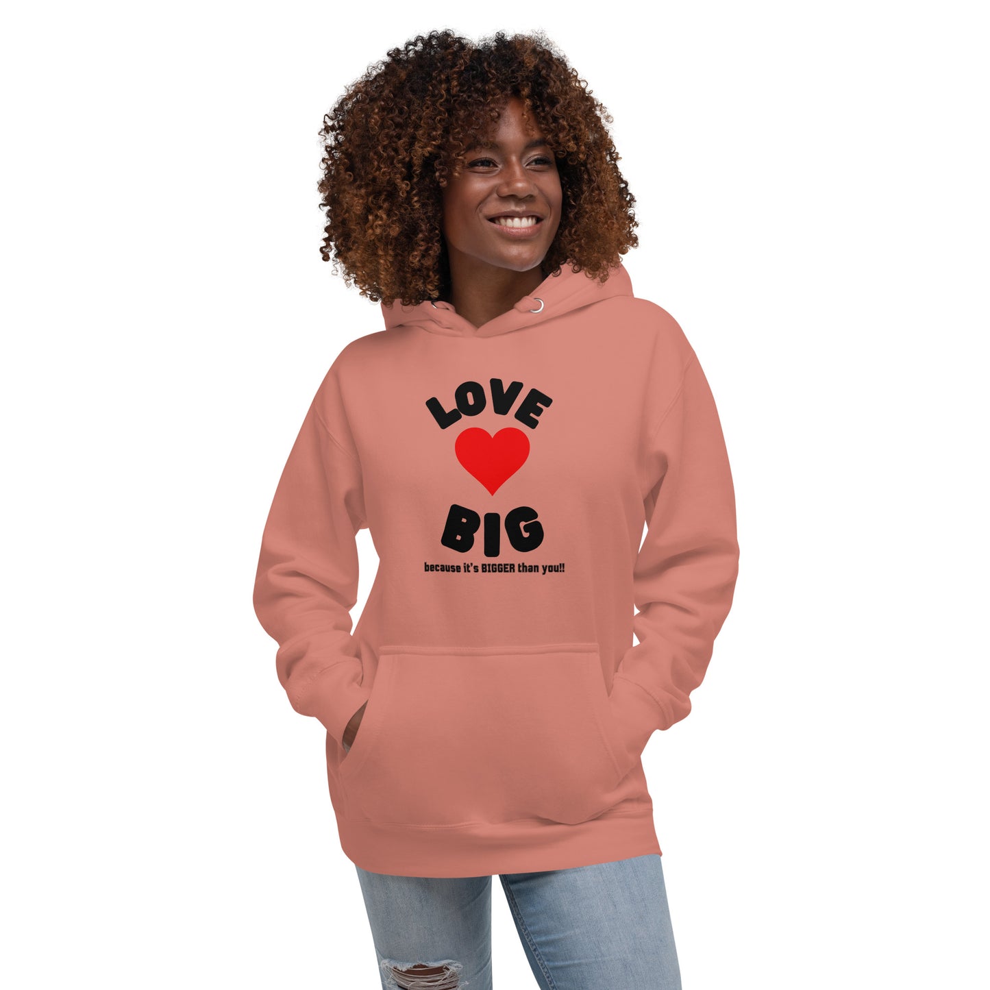 Unisex Hoodie-LOVE BIG