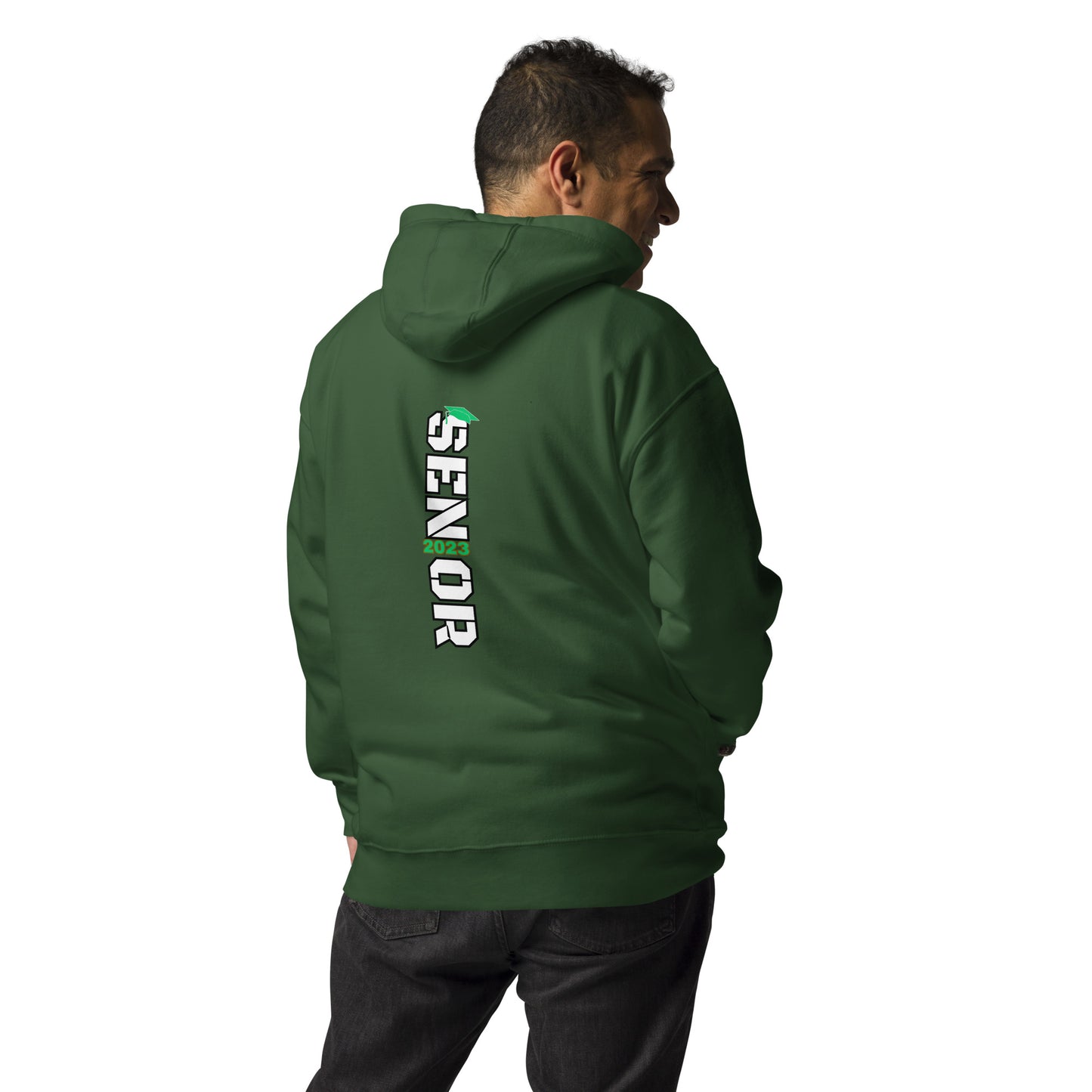 Unisex Hoodie-2023 GREEN Front and BACK