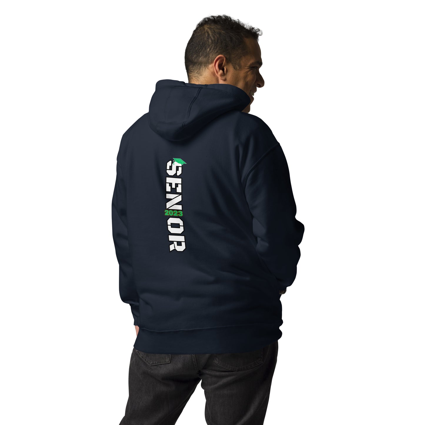 Unisex Hoodie-2023 GREEN Front and BACK