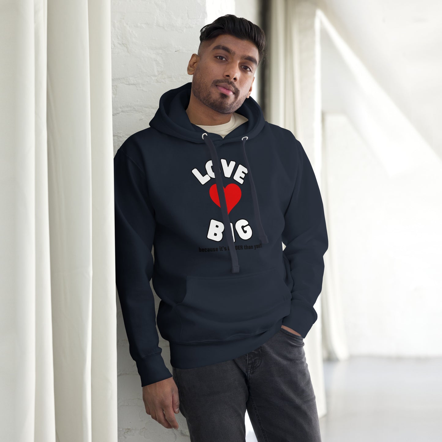 Unisex Hoodie-LOVE BIG