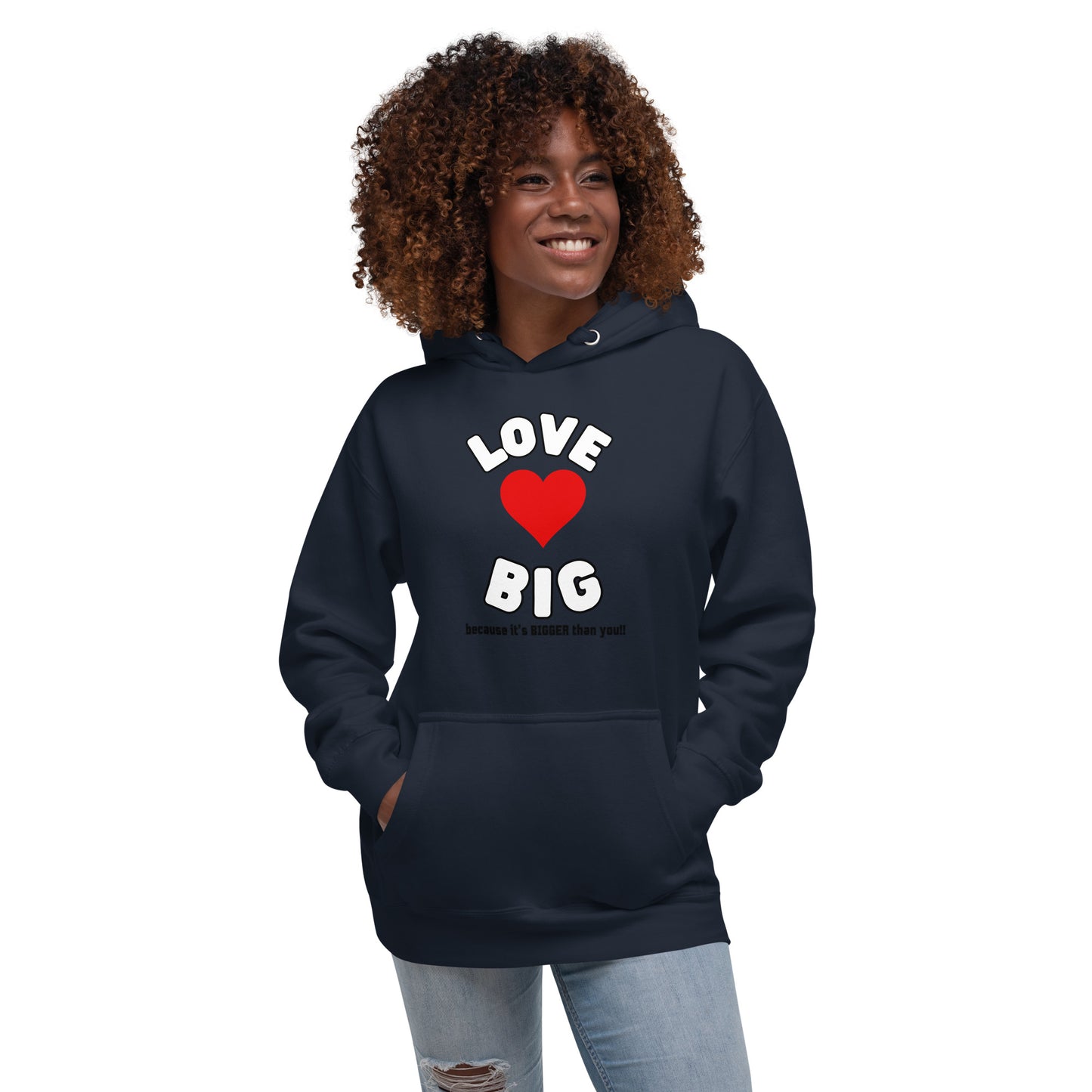 Unisex Hoodie-LOVE BIG