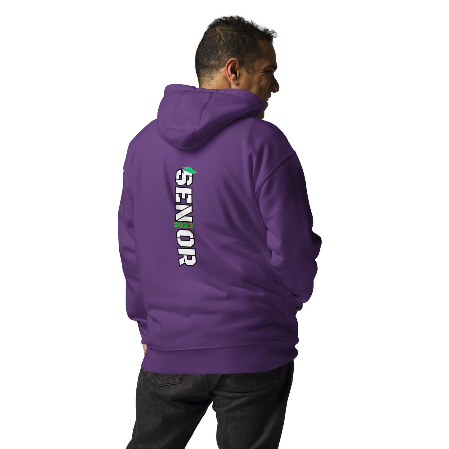 Unisex Hoodie-2023 GREEN Front and BACK