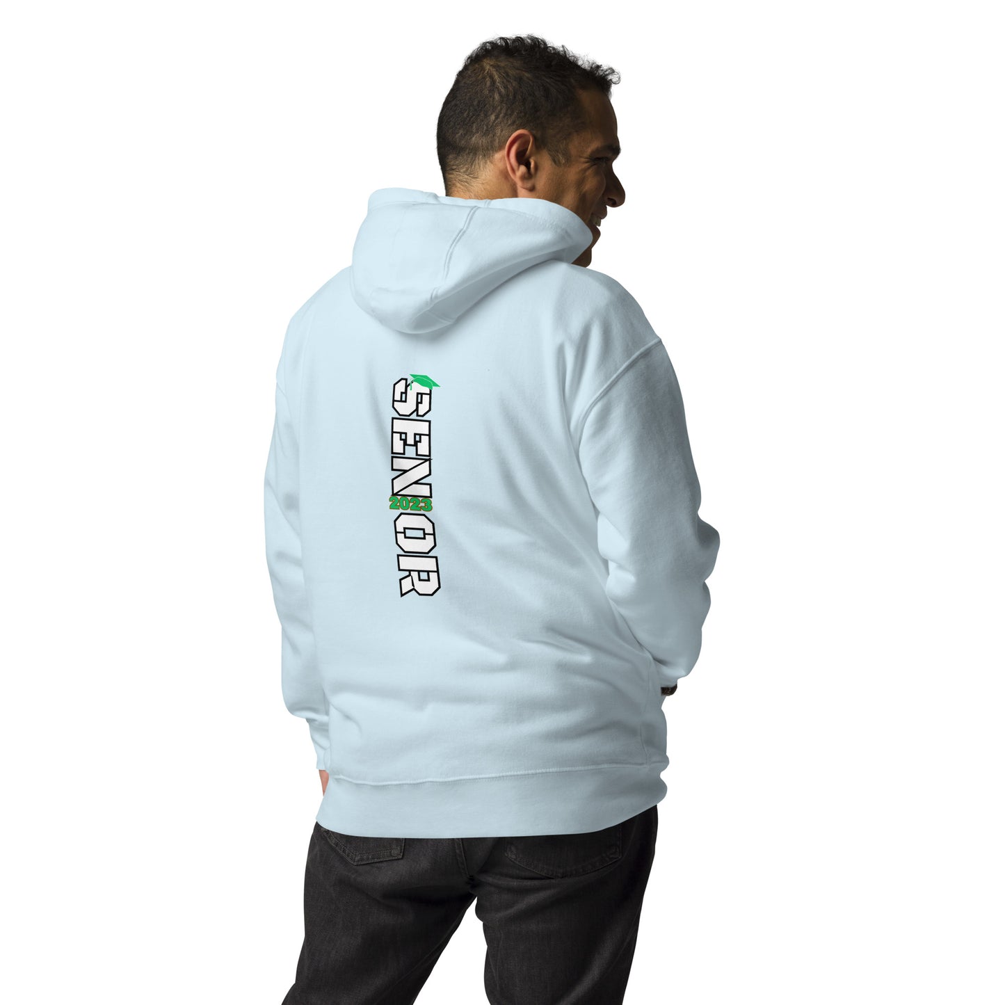 Unisex Hoodie-2023 GREEN Front and BACK