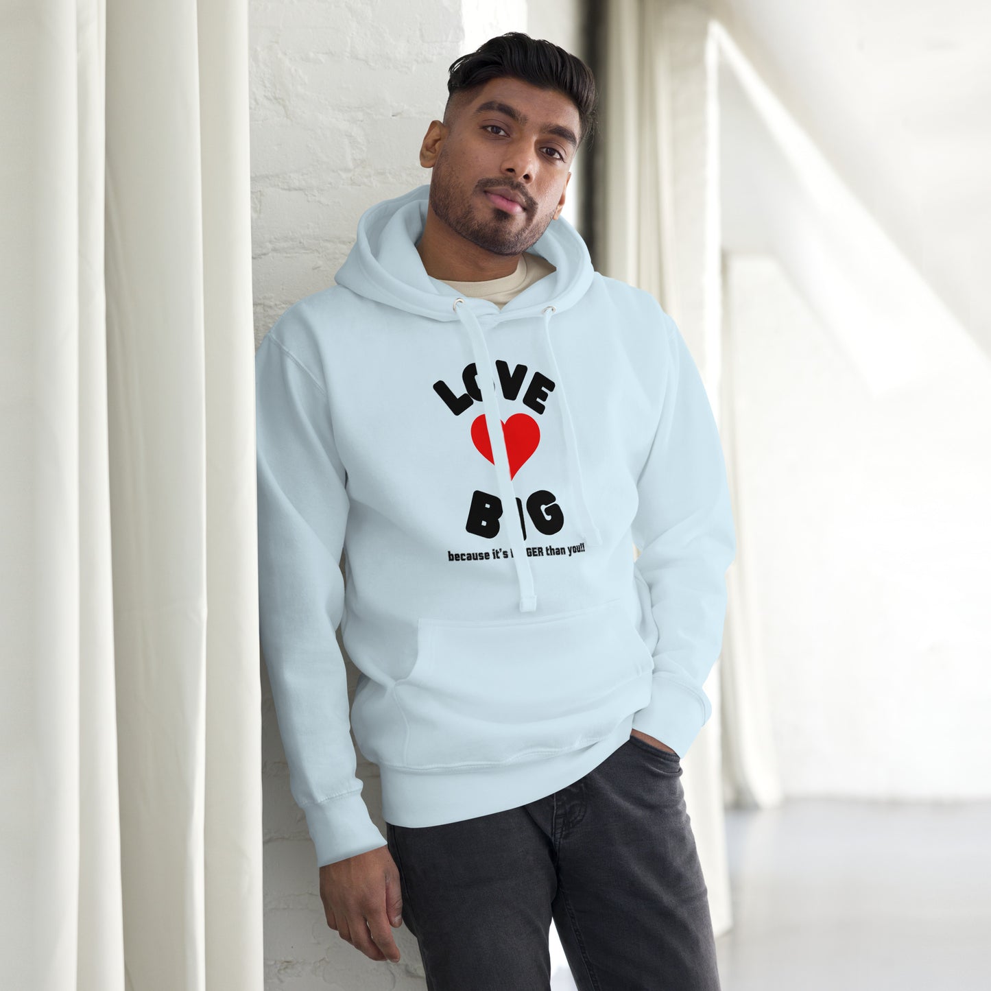 Unisex Hoodie-LOVE BIG